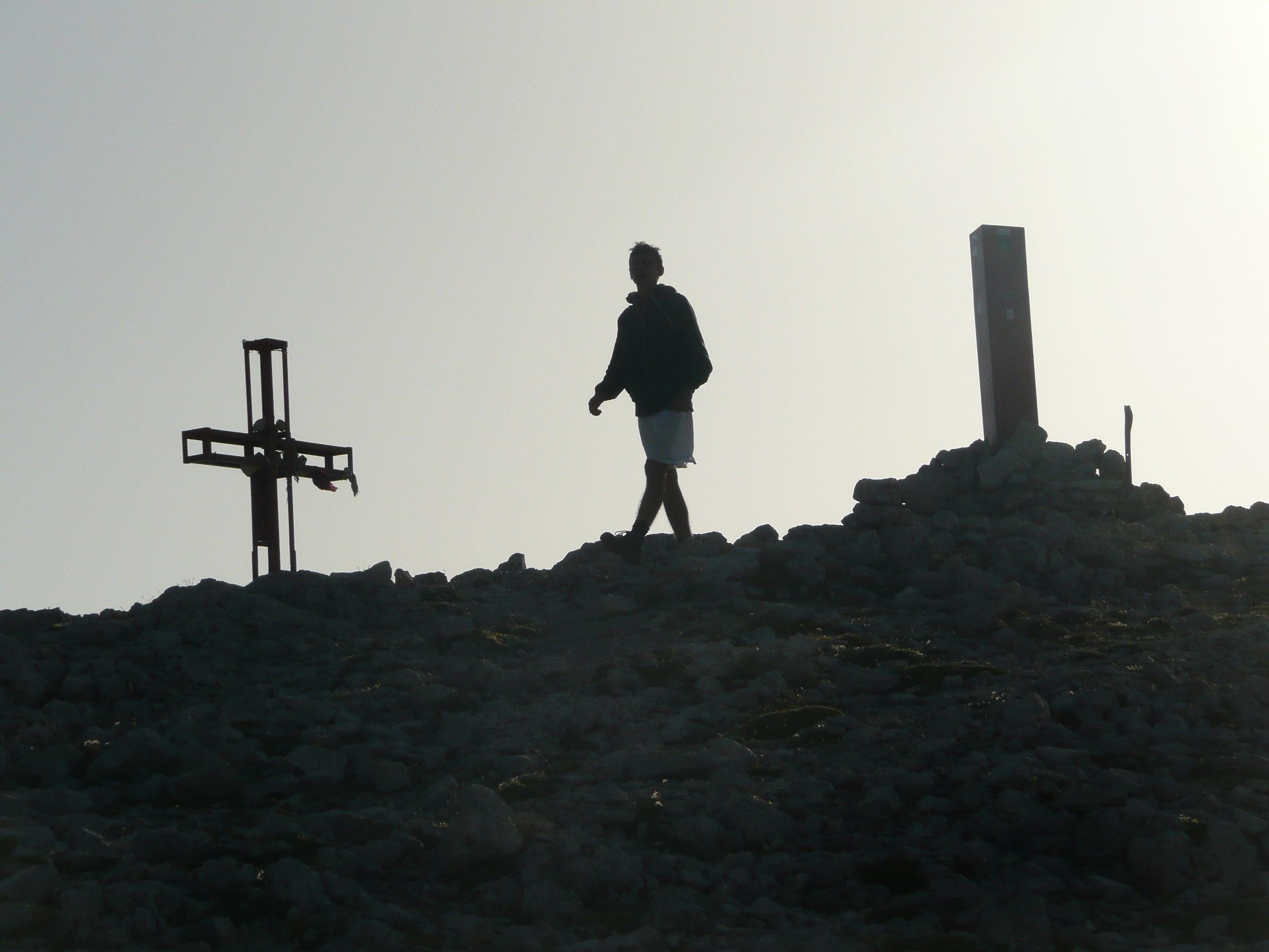 A passeggio sulla cima (monte Amaro)