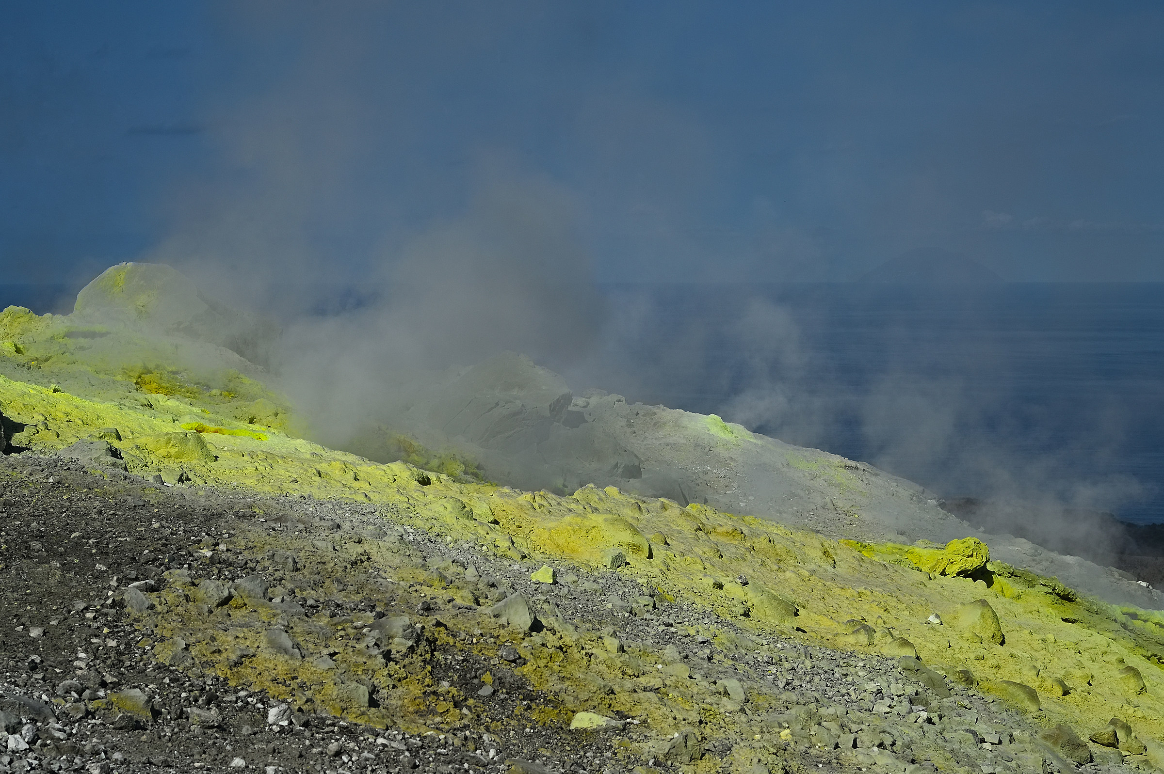 Between Sulphur and steam