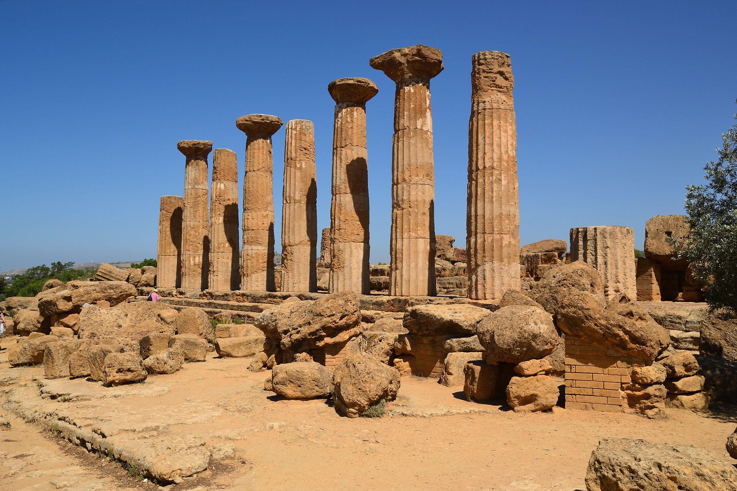 Il tempio di Eracle, valle dei Templi Agrigento