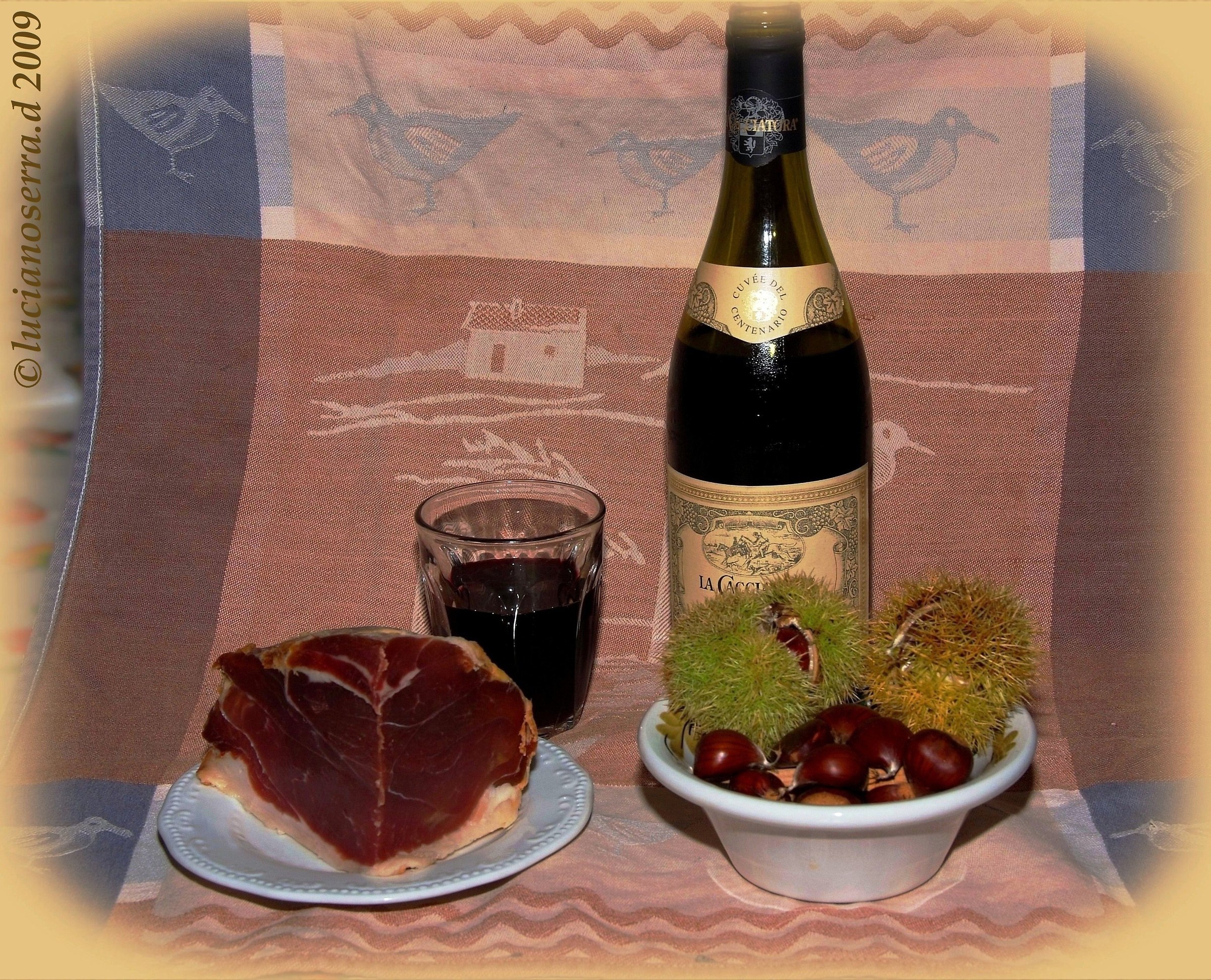 Prosciutto, castagne e ...