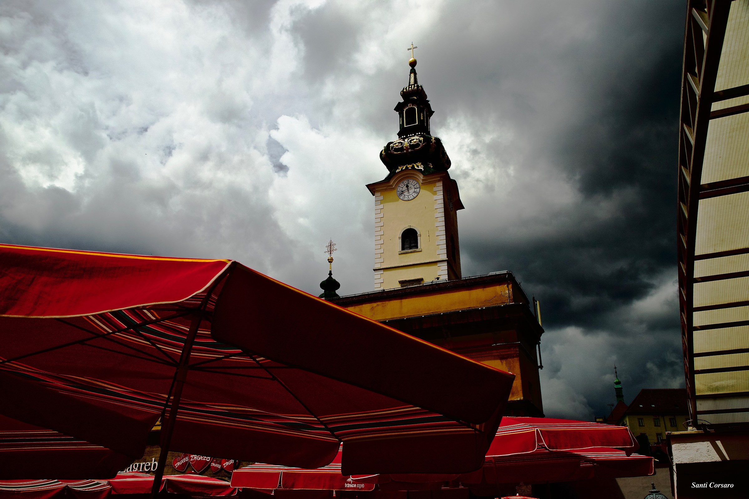 Clouds on Zagreb