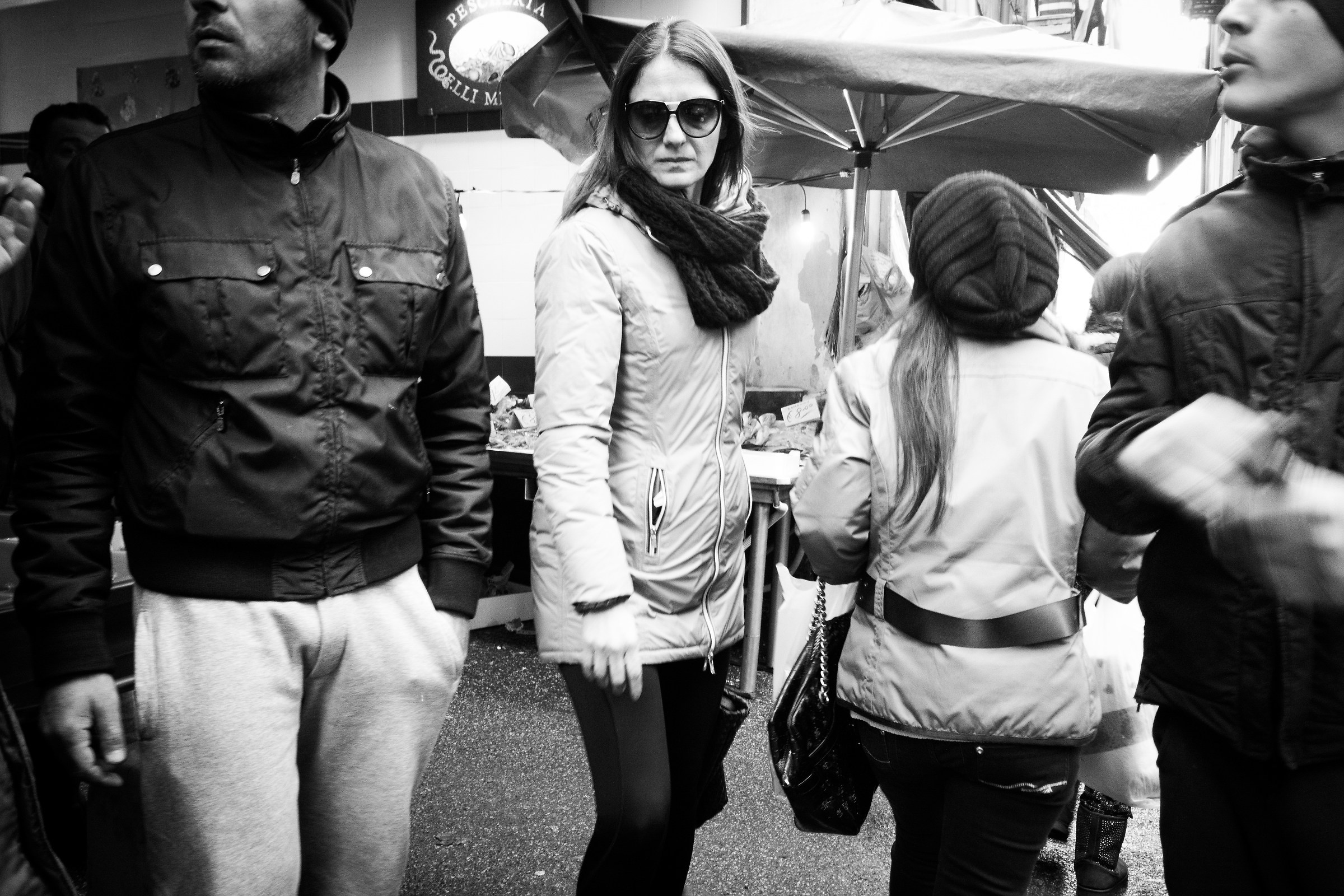 Bagno di folla al mercato