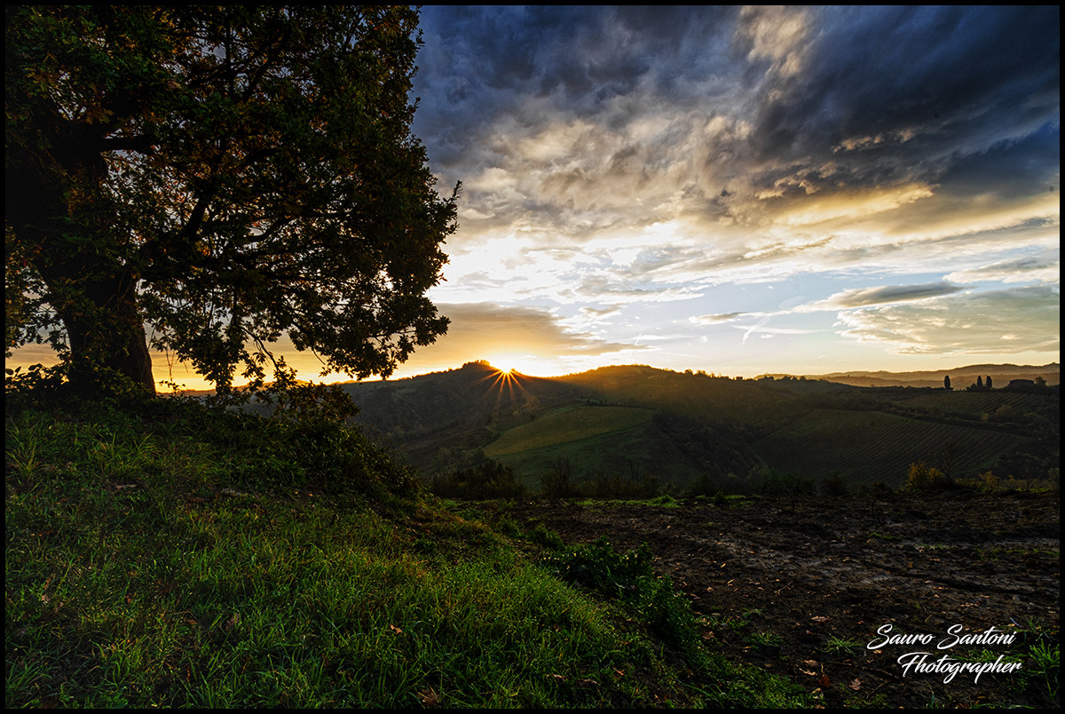 Alba dalle parti di Brisighella