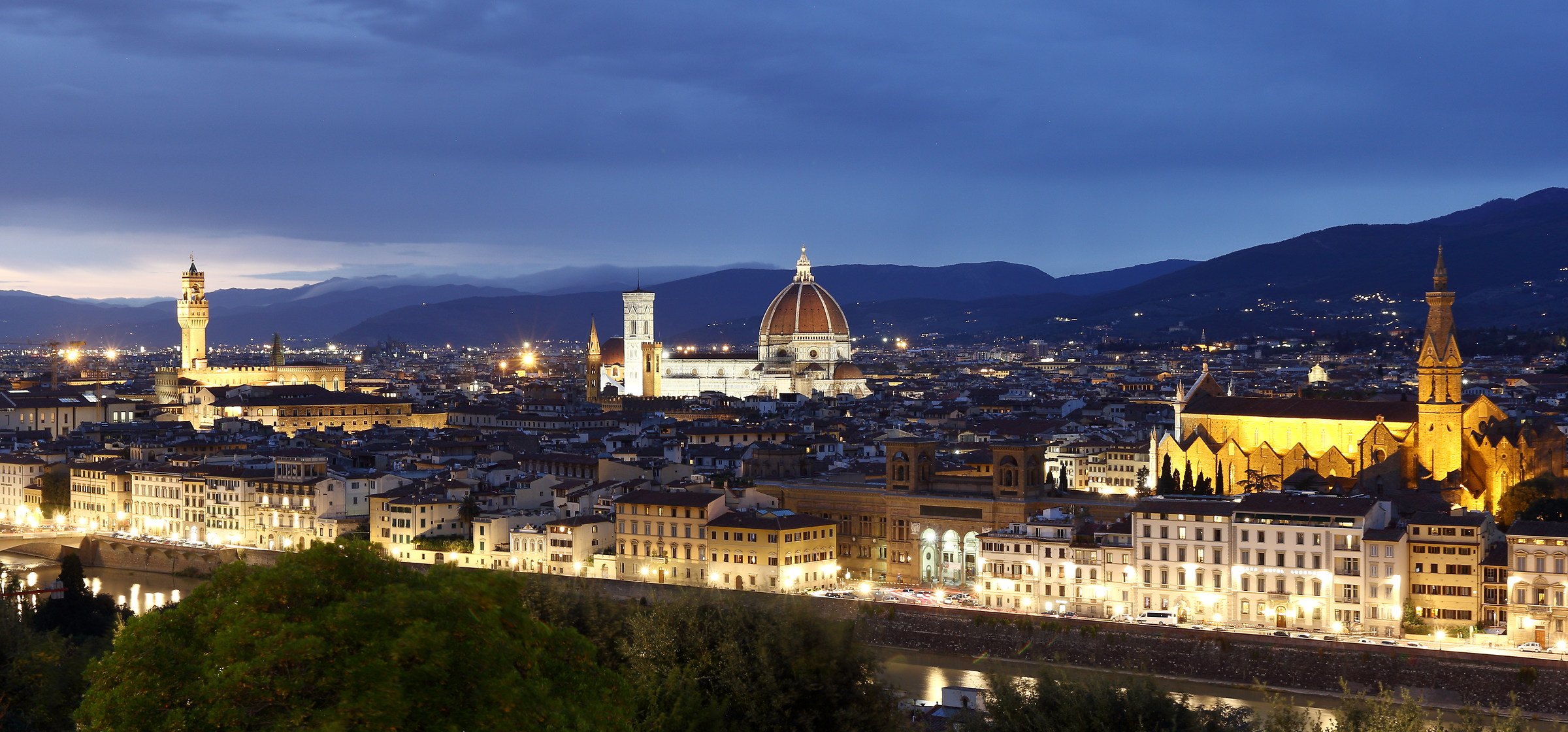 Firenze in blu