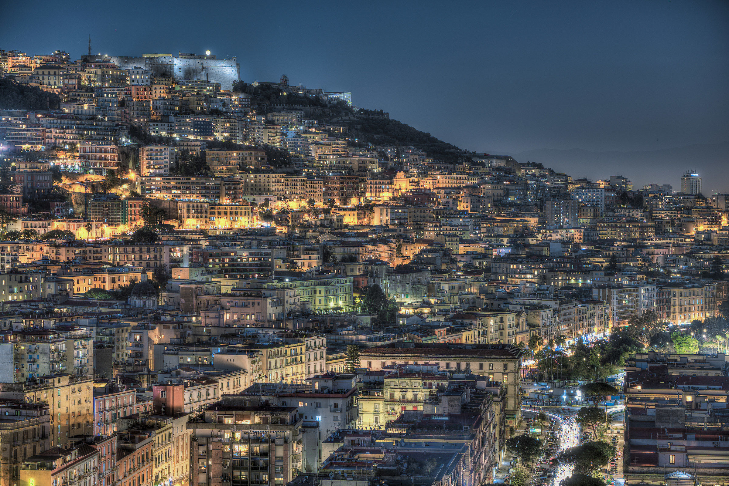 Castel Sant'Elmo visto da Posillipo