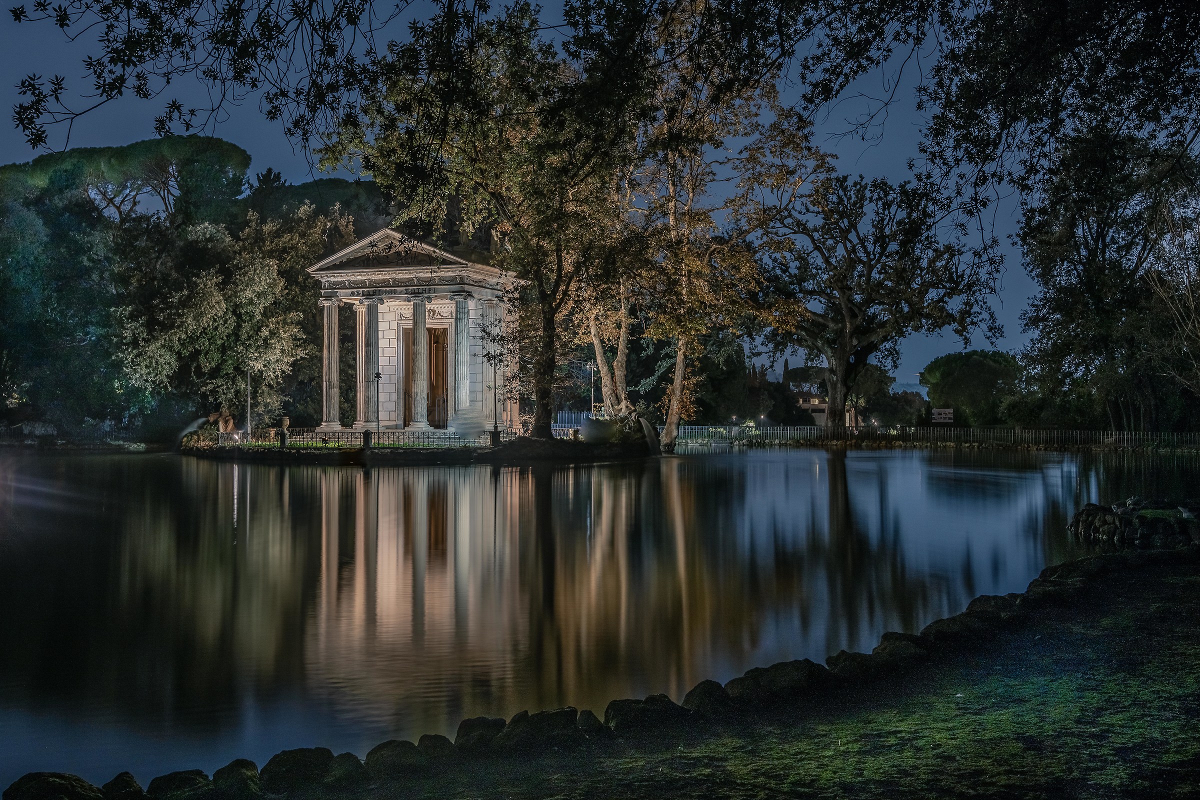 Villa Borghese-the temple of Aesculapius