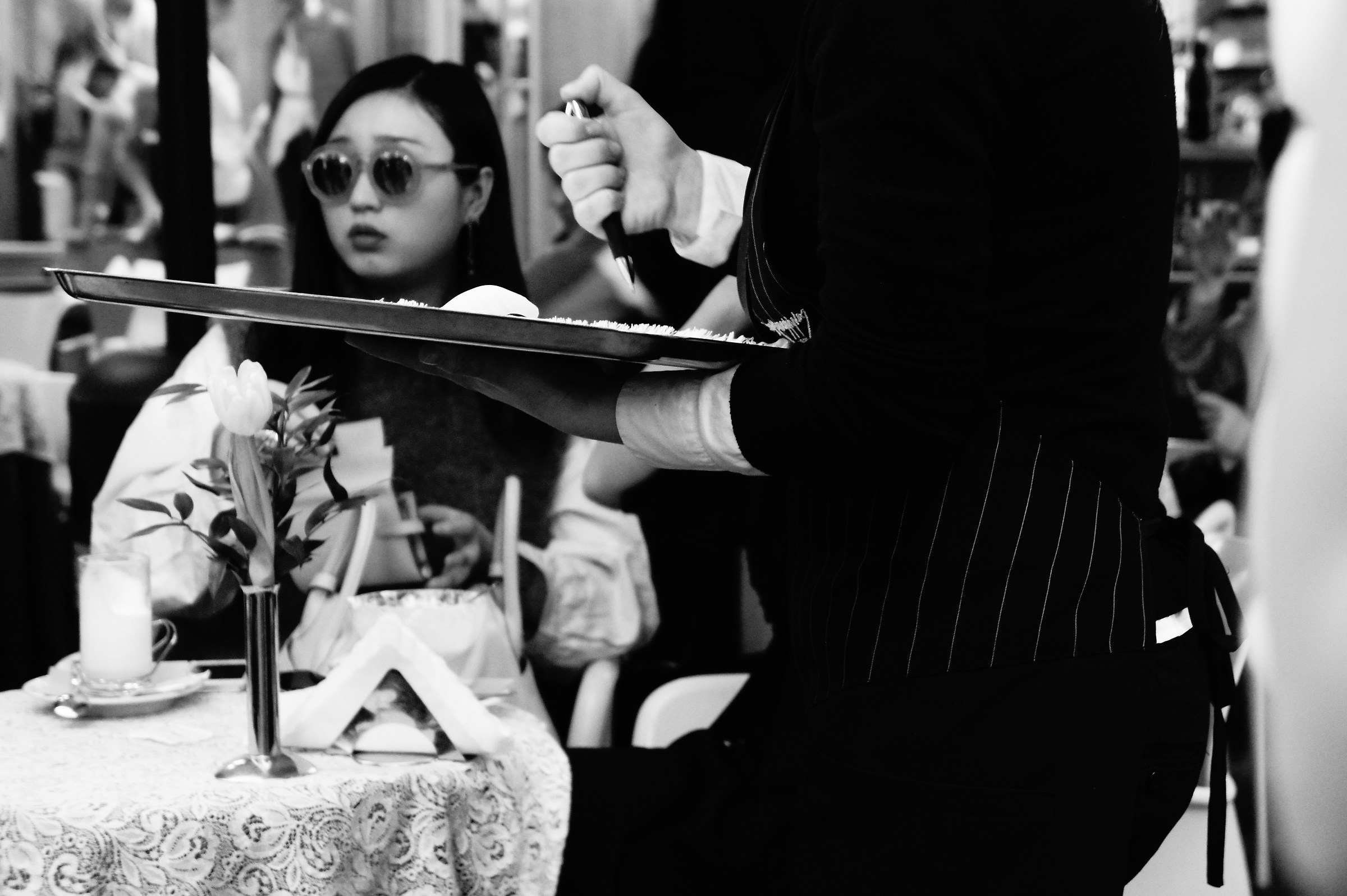 The head on the plate