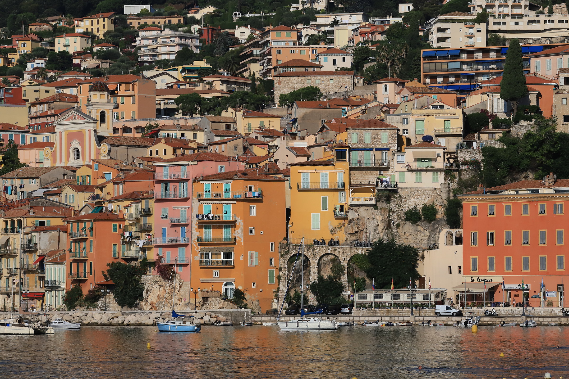 The old town of Villefranche S/m