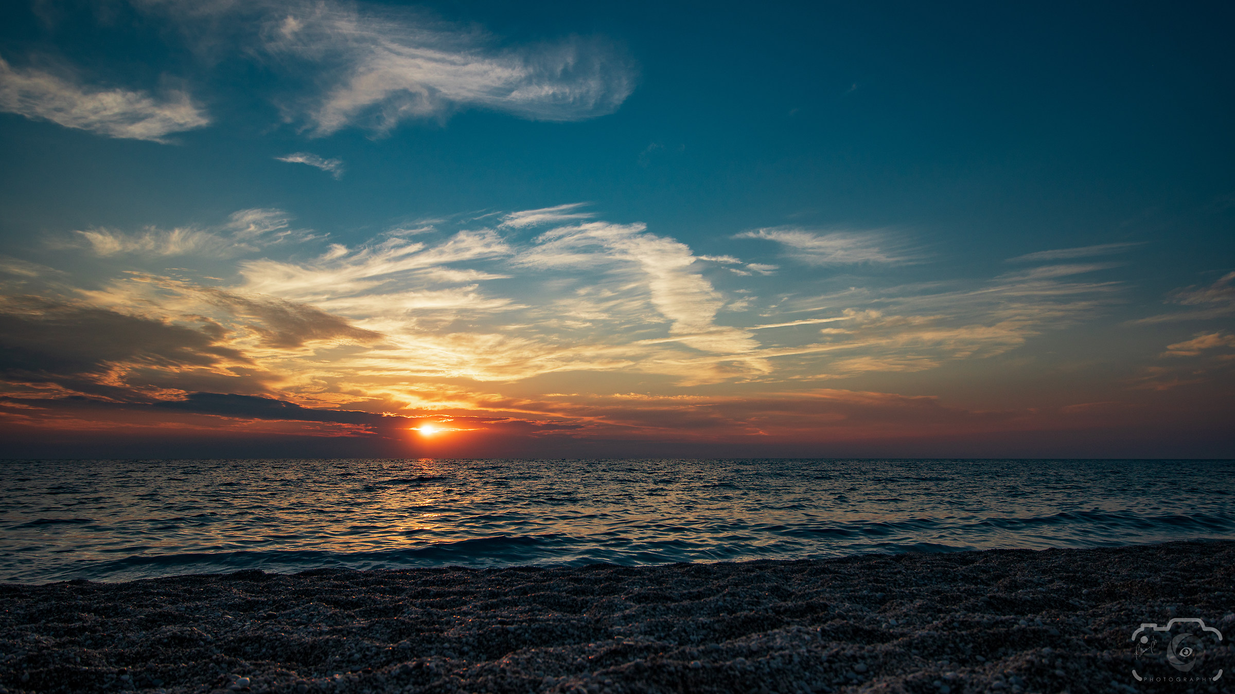 Sunset in Kathisma Beach
