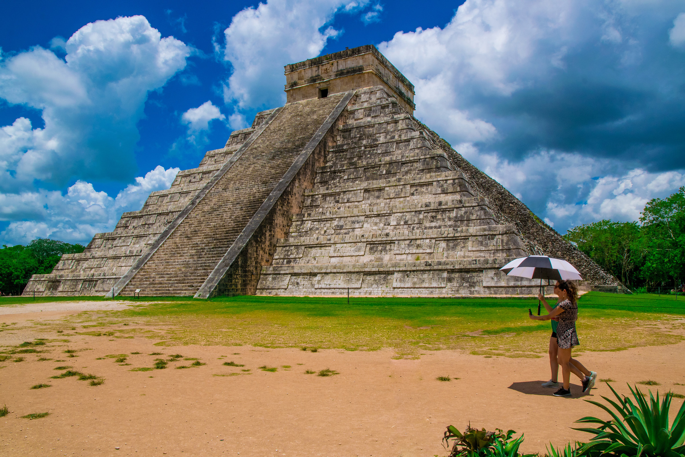 Raining Sun at Chichen Itza