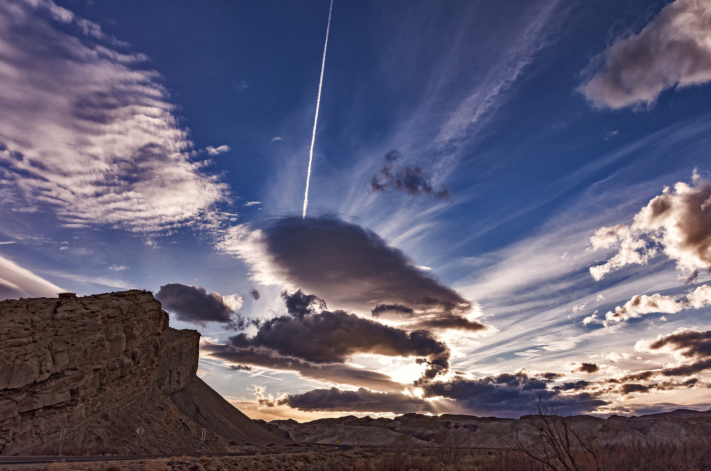 The sky of Escalante Utah