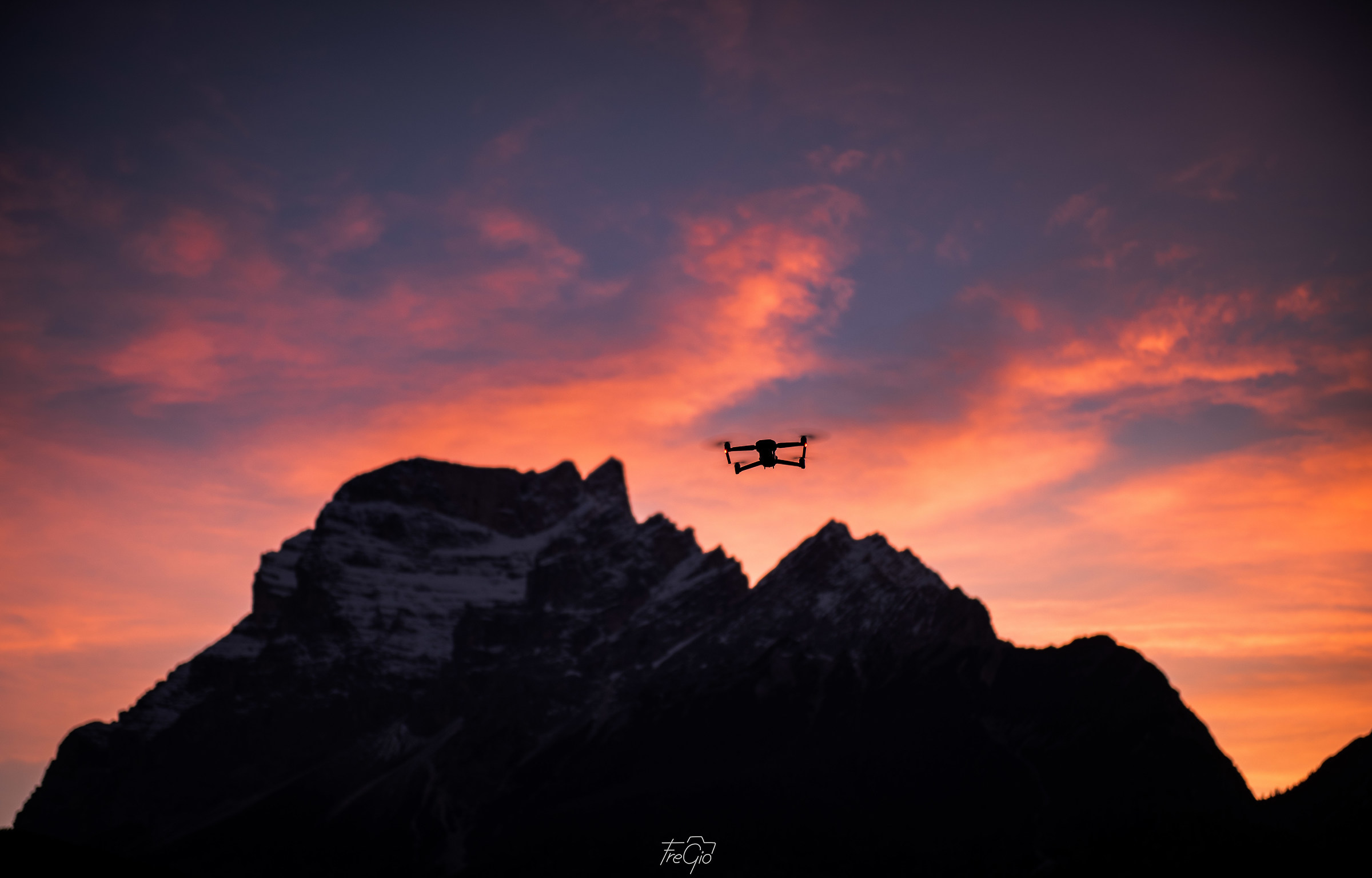 Prove di Volo al tramonto