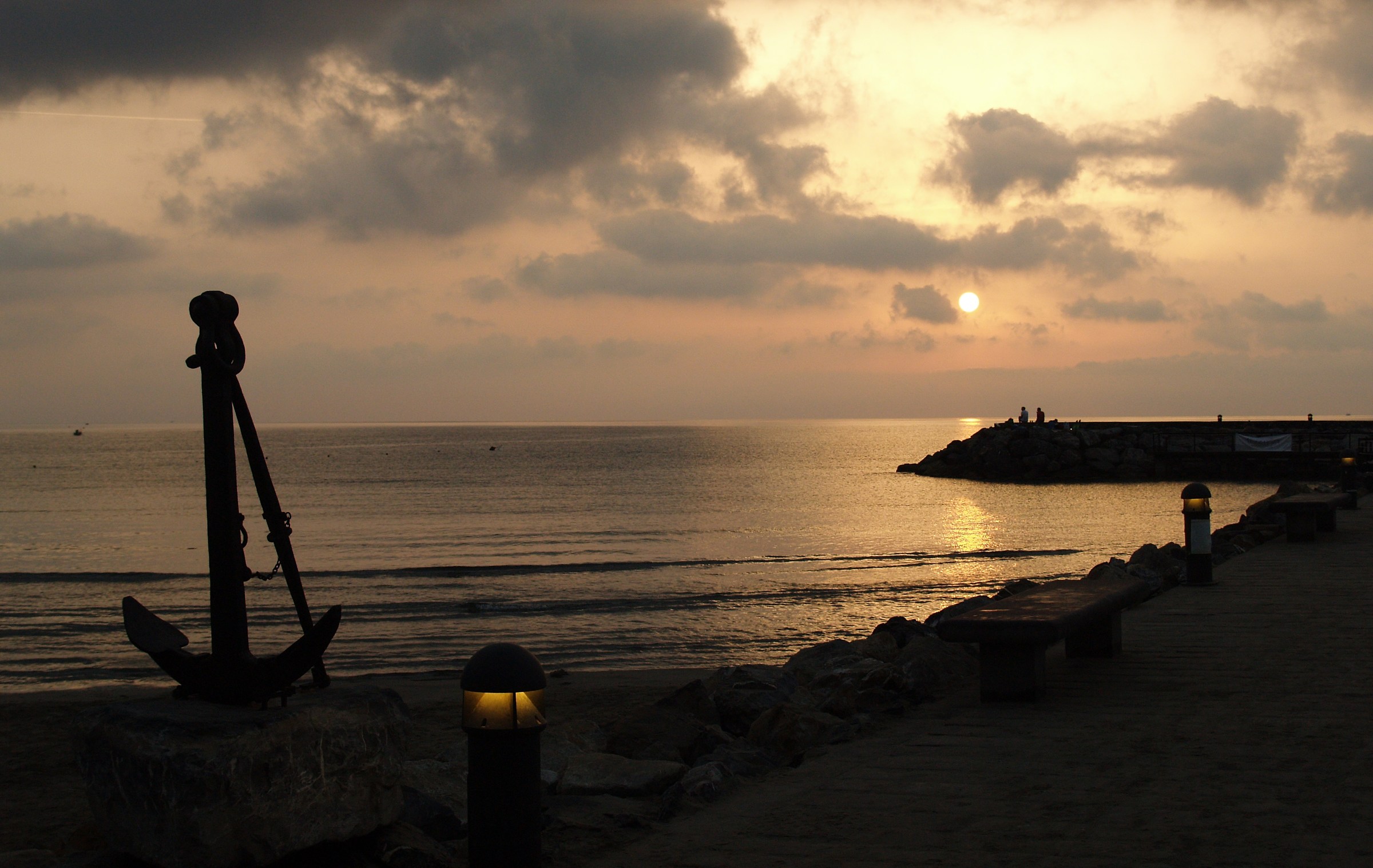 Right after sunrise. Laigueglia