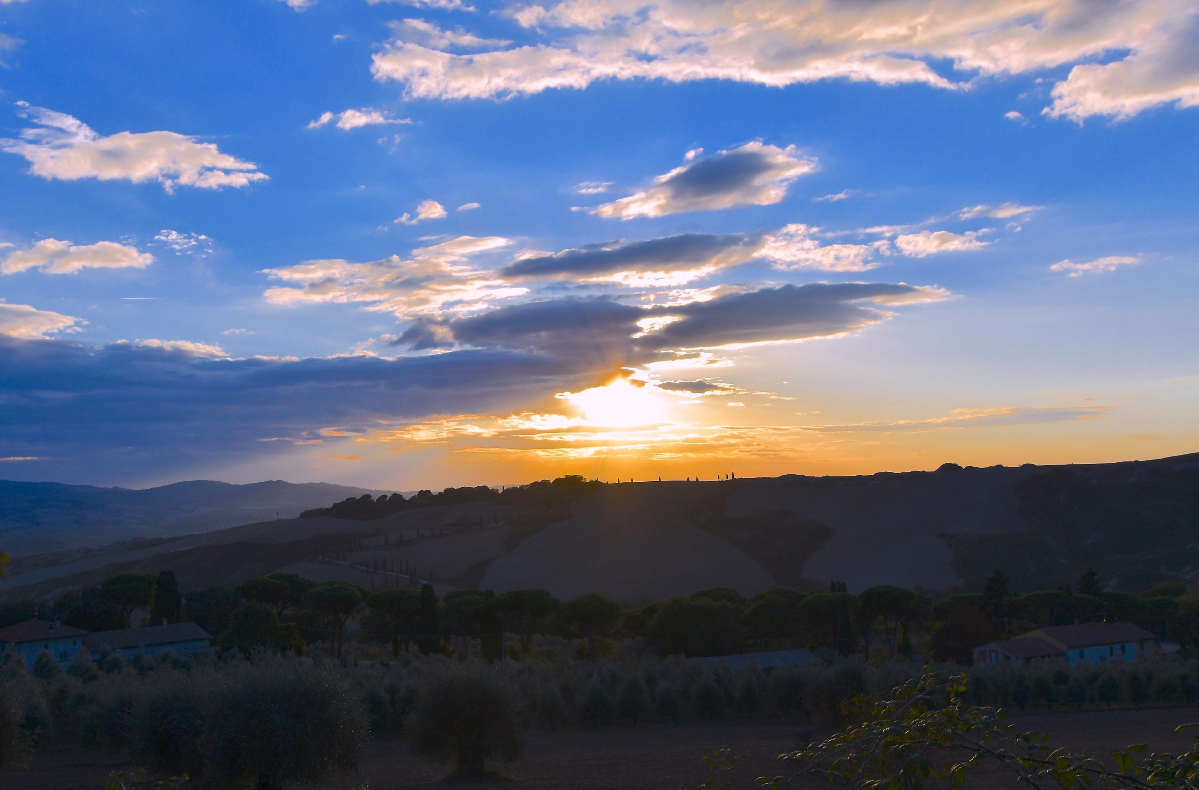 Tramonto in Val d'Orcia