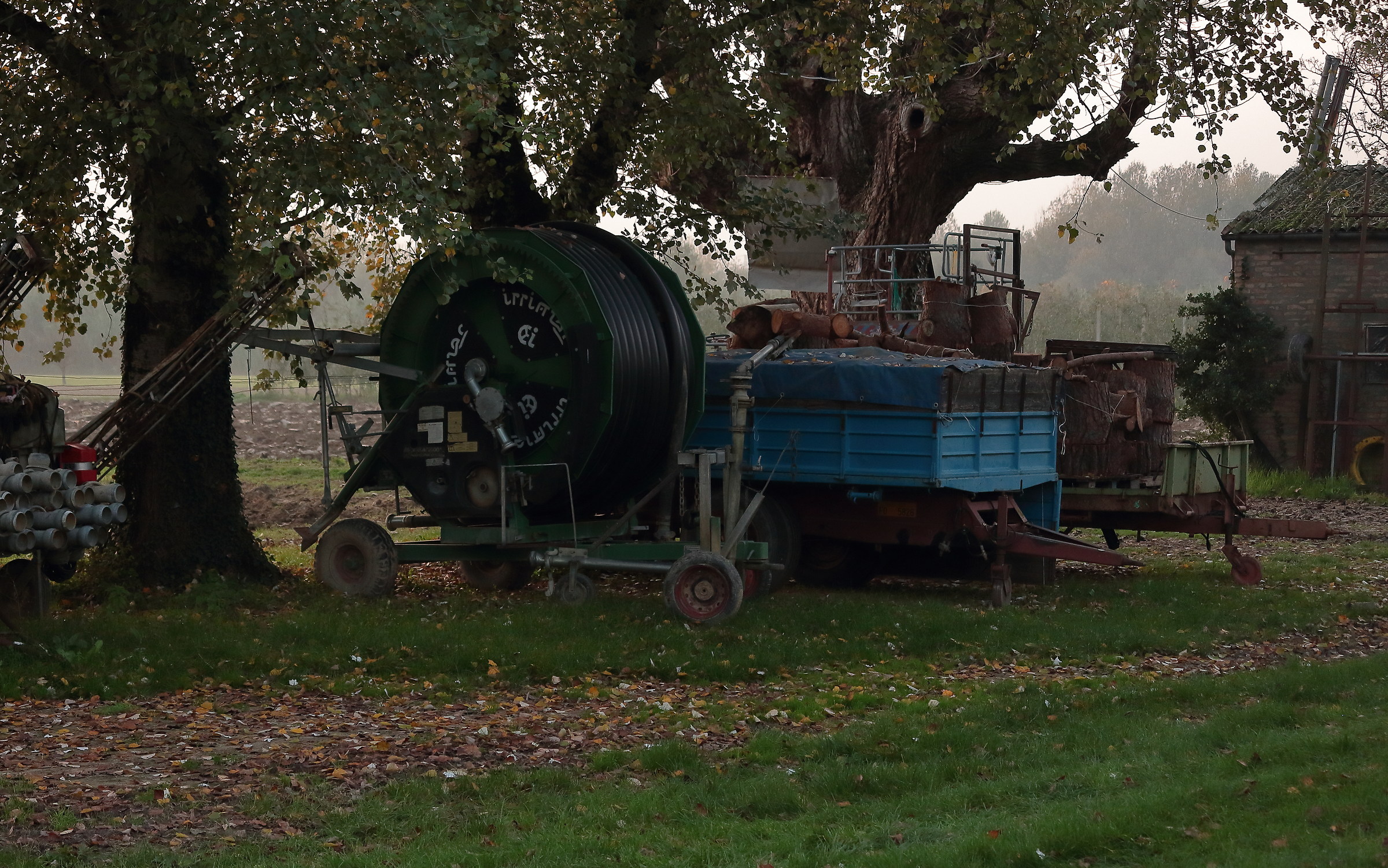 Evening November in Farmhouse