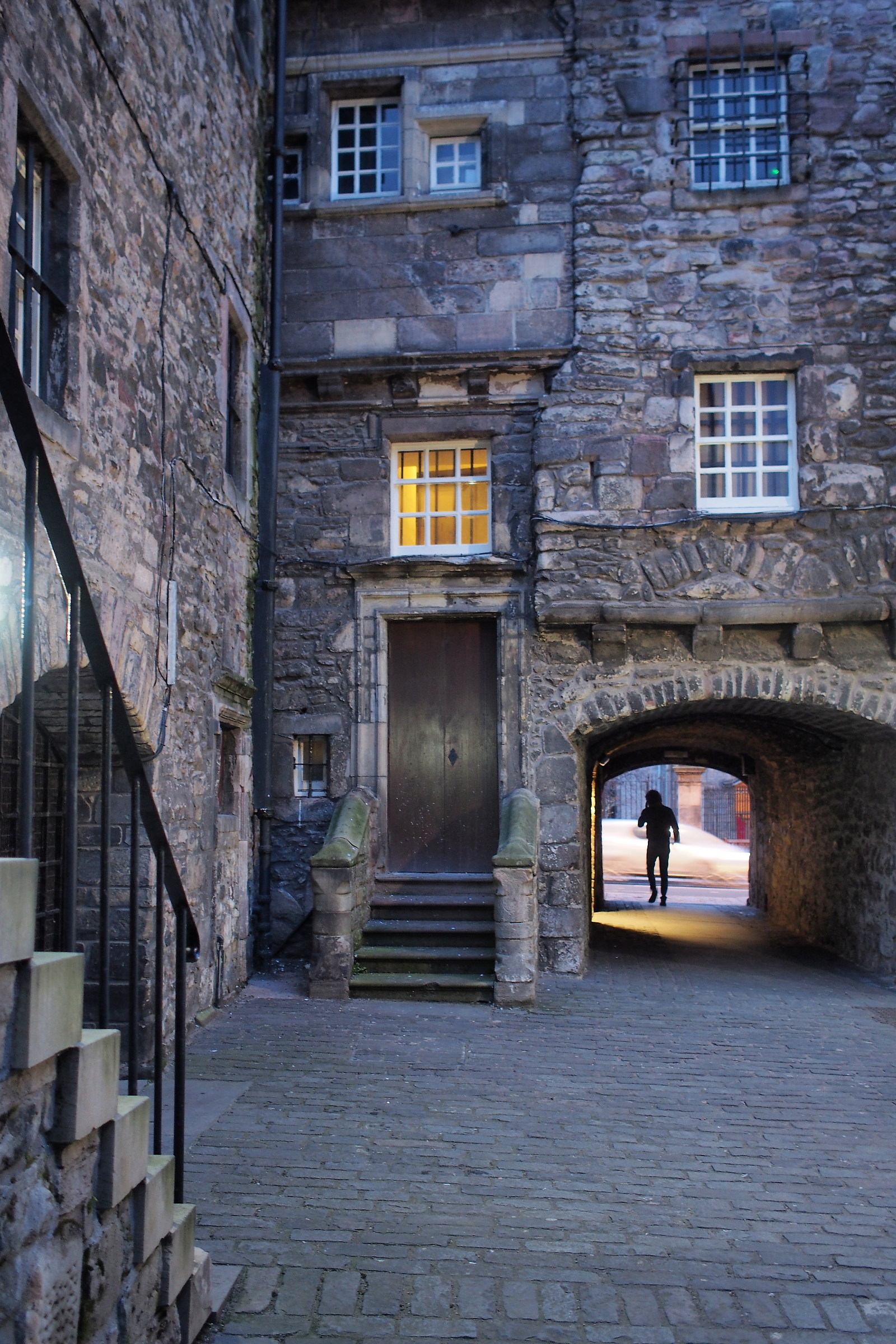 Courtyards in Edinburgh