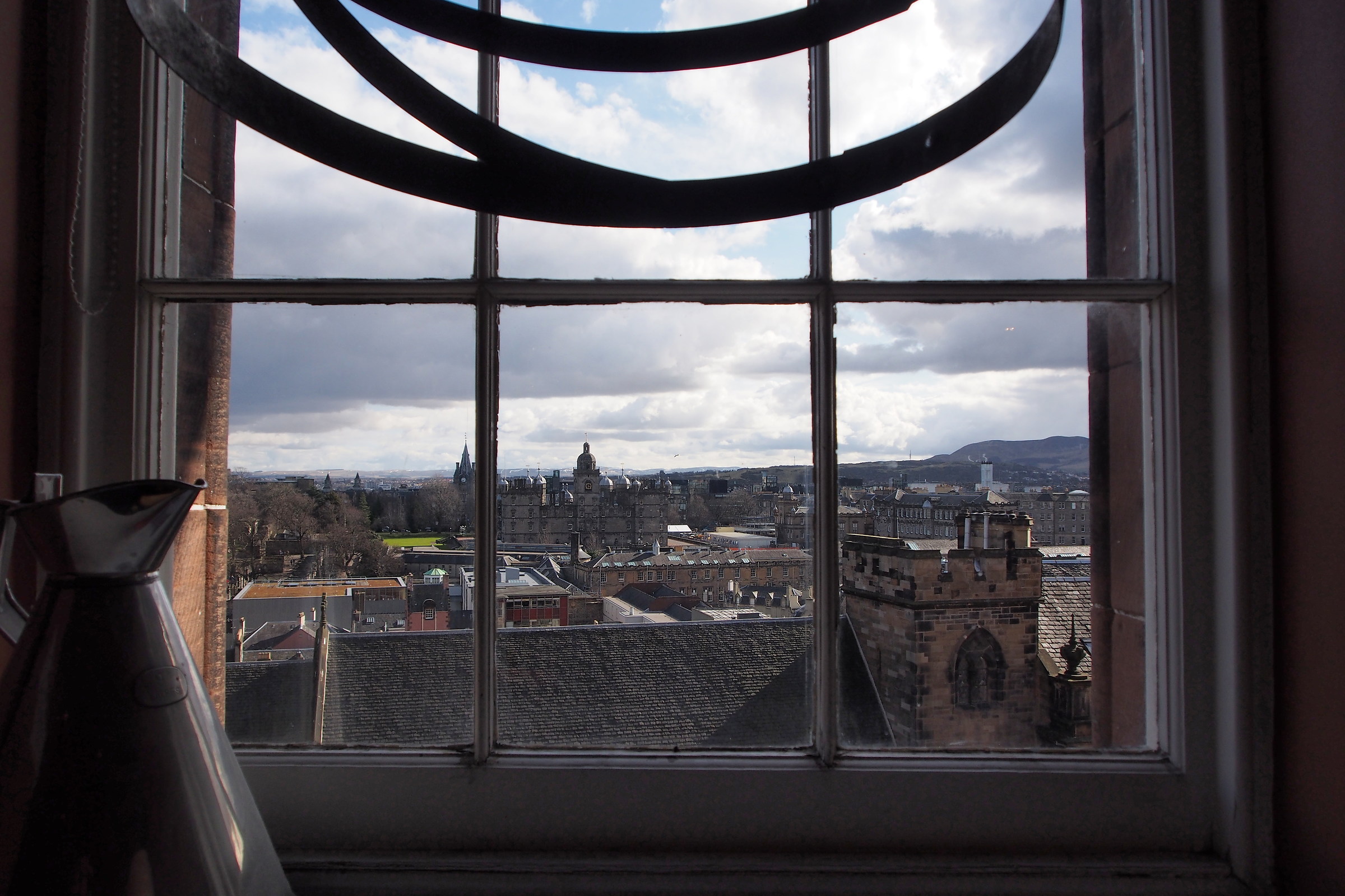 Edinburgh from a window