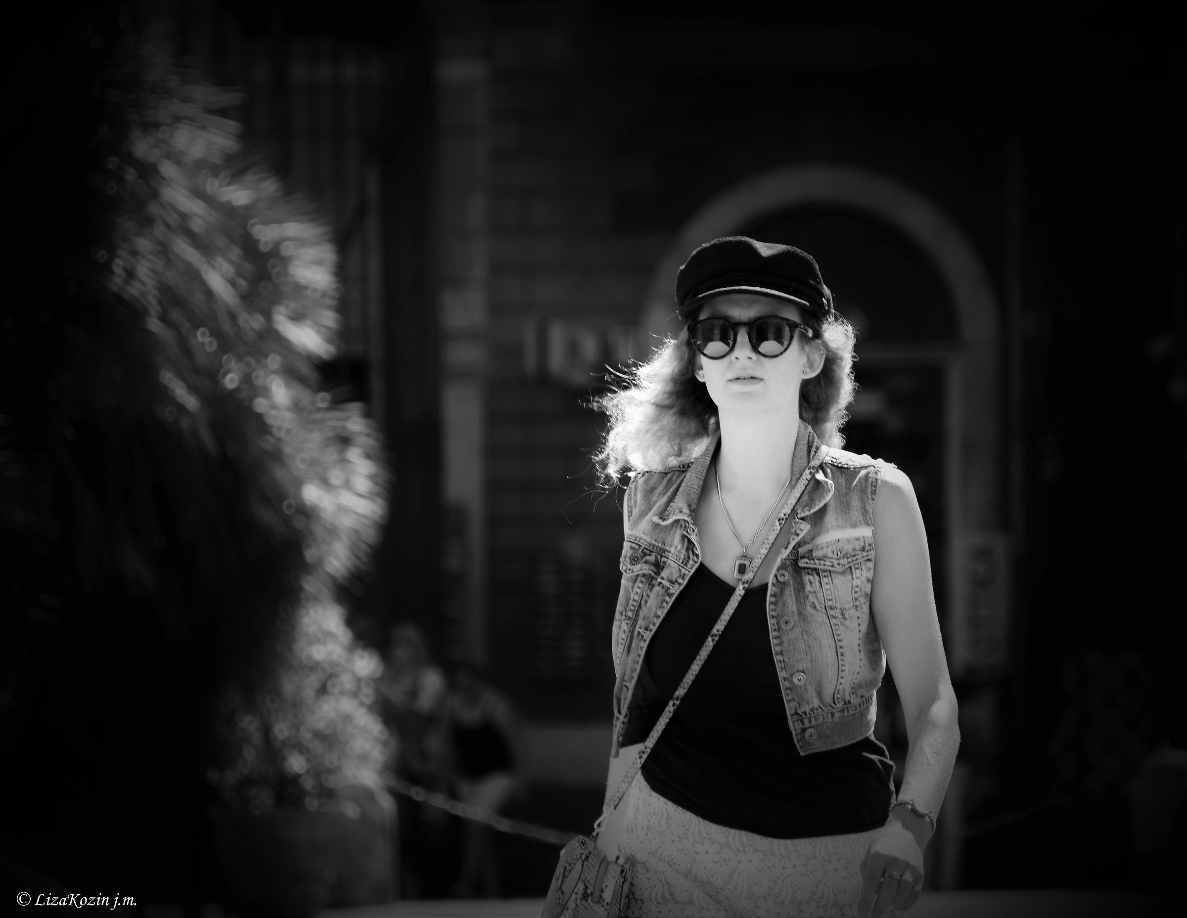 The girl with the Kepi