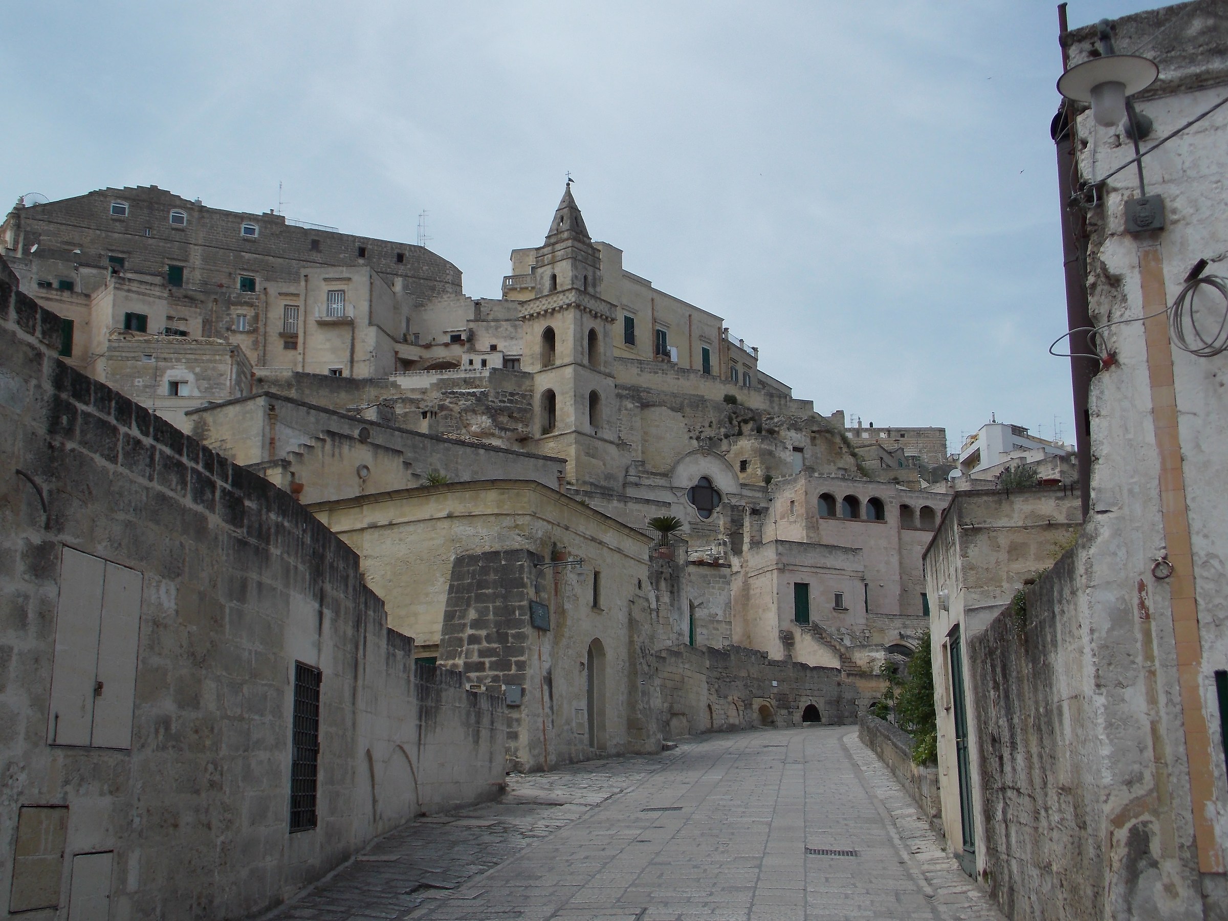 Walking in Matera