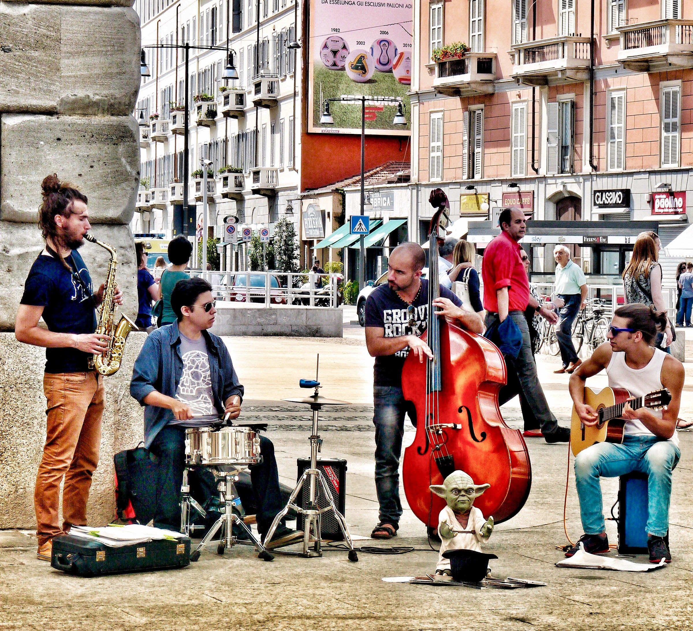 Milano. Orchestrina jazz.