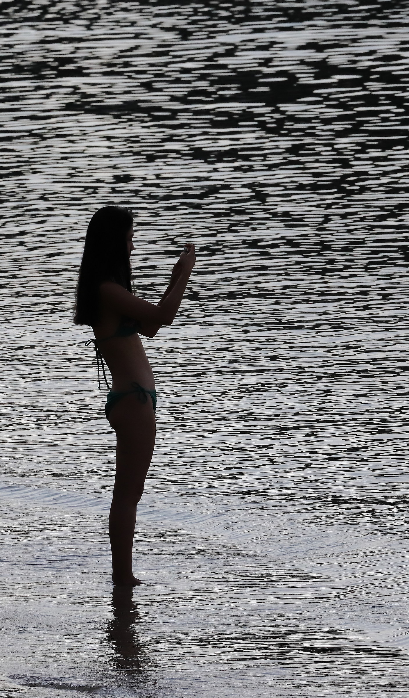 Selfie on Nice beach