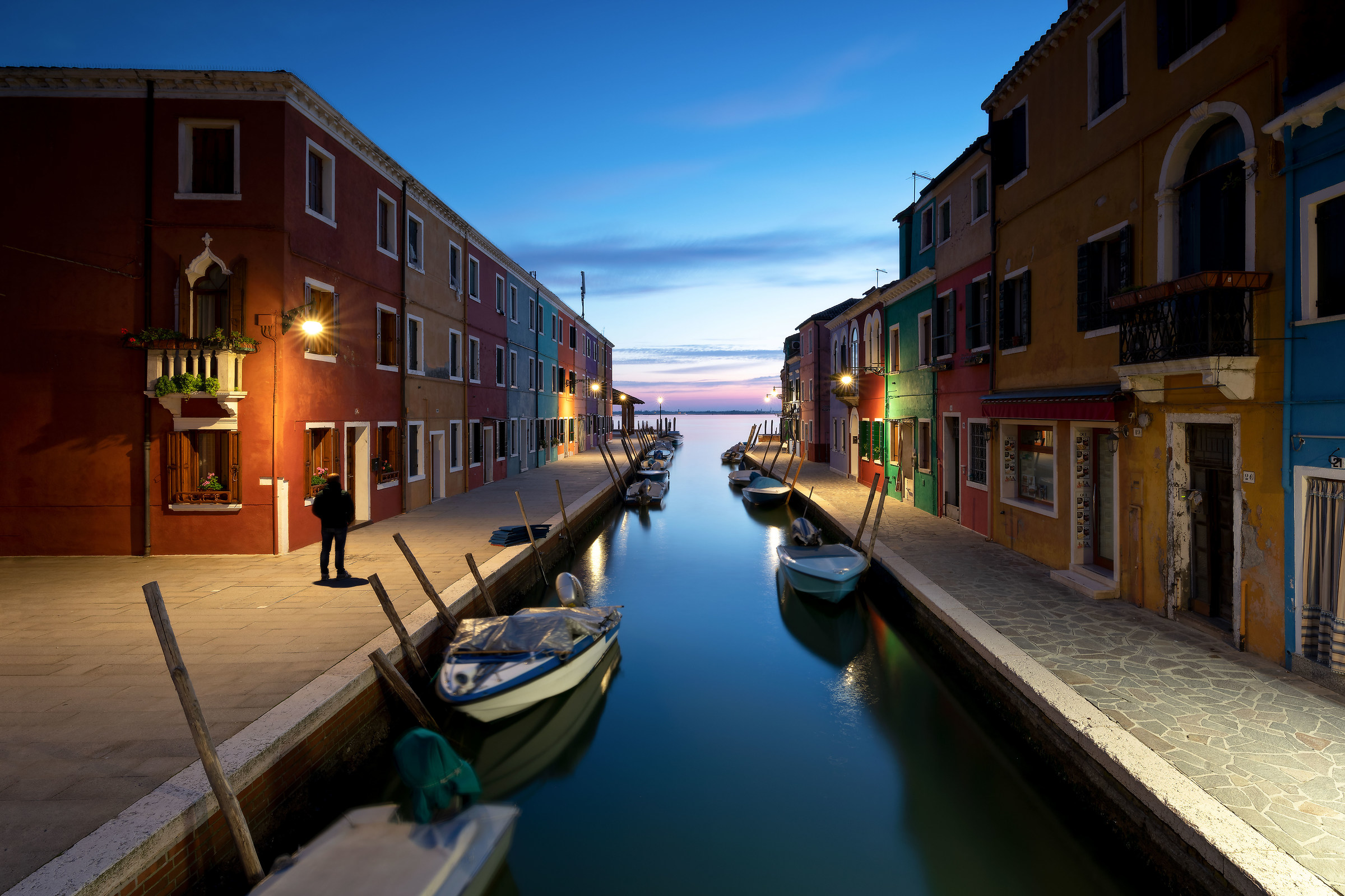 Burano luce crepuscolare