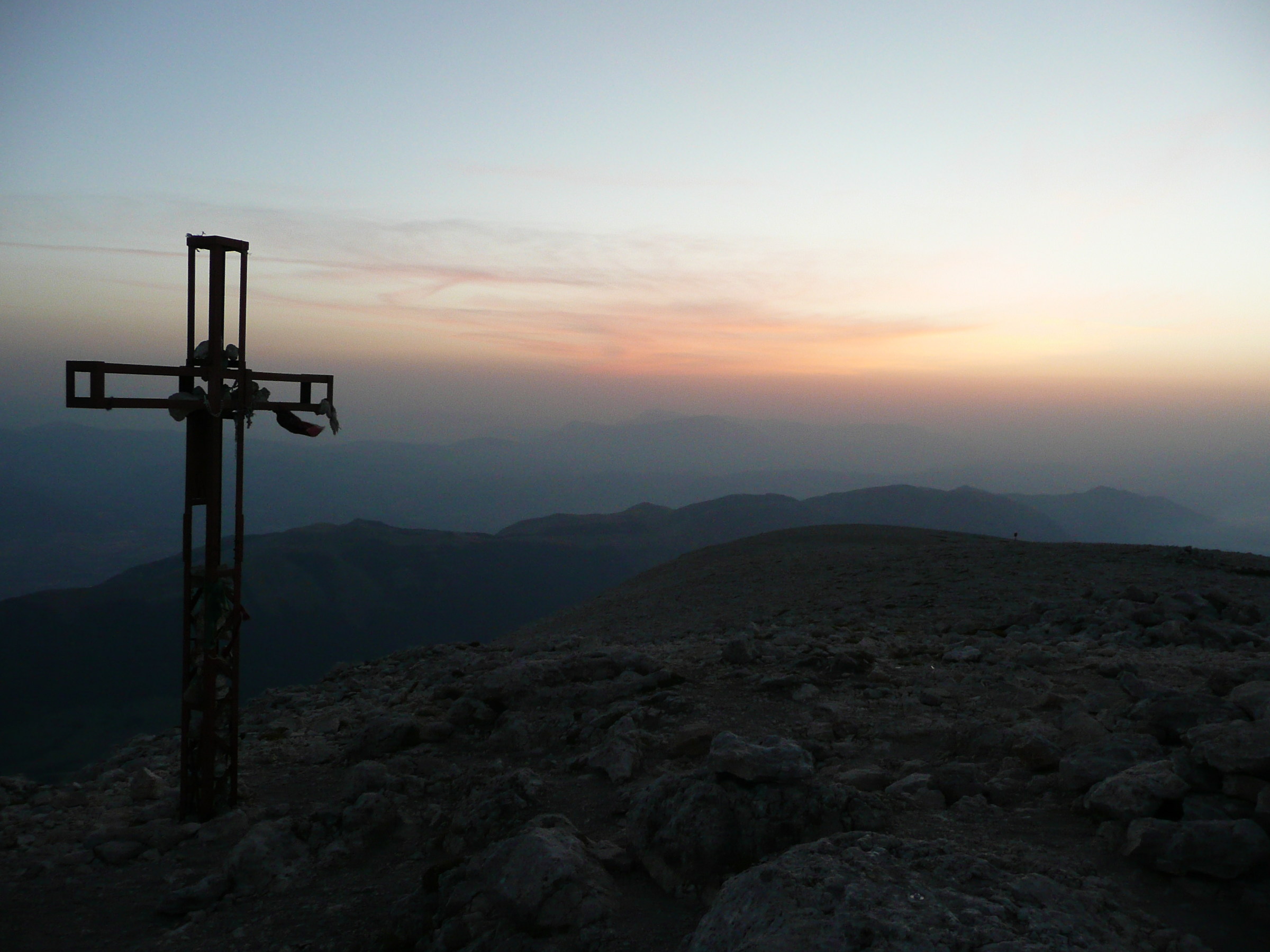 Tramonto dal monte Amaro (Majella)