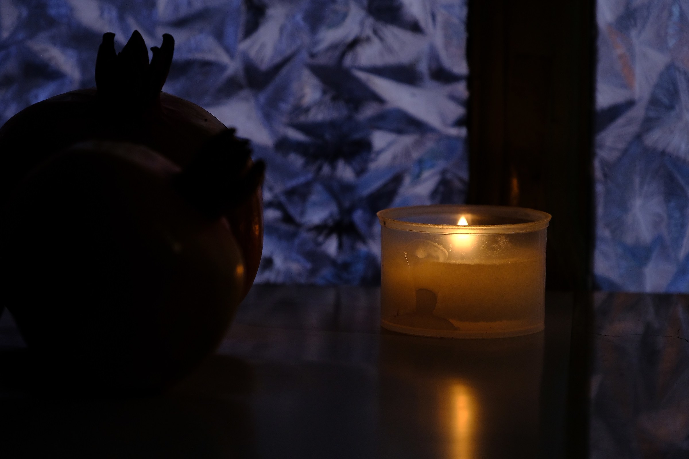 A light in an autumn evening