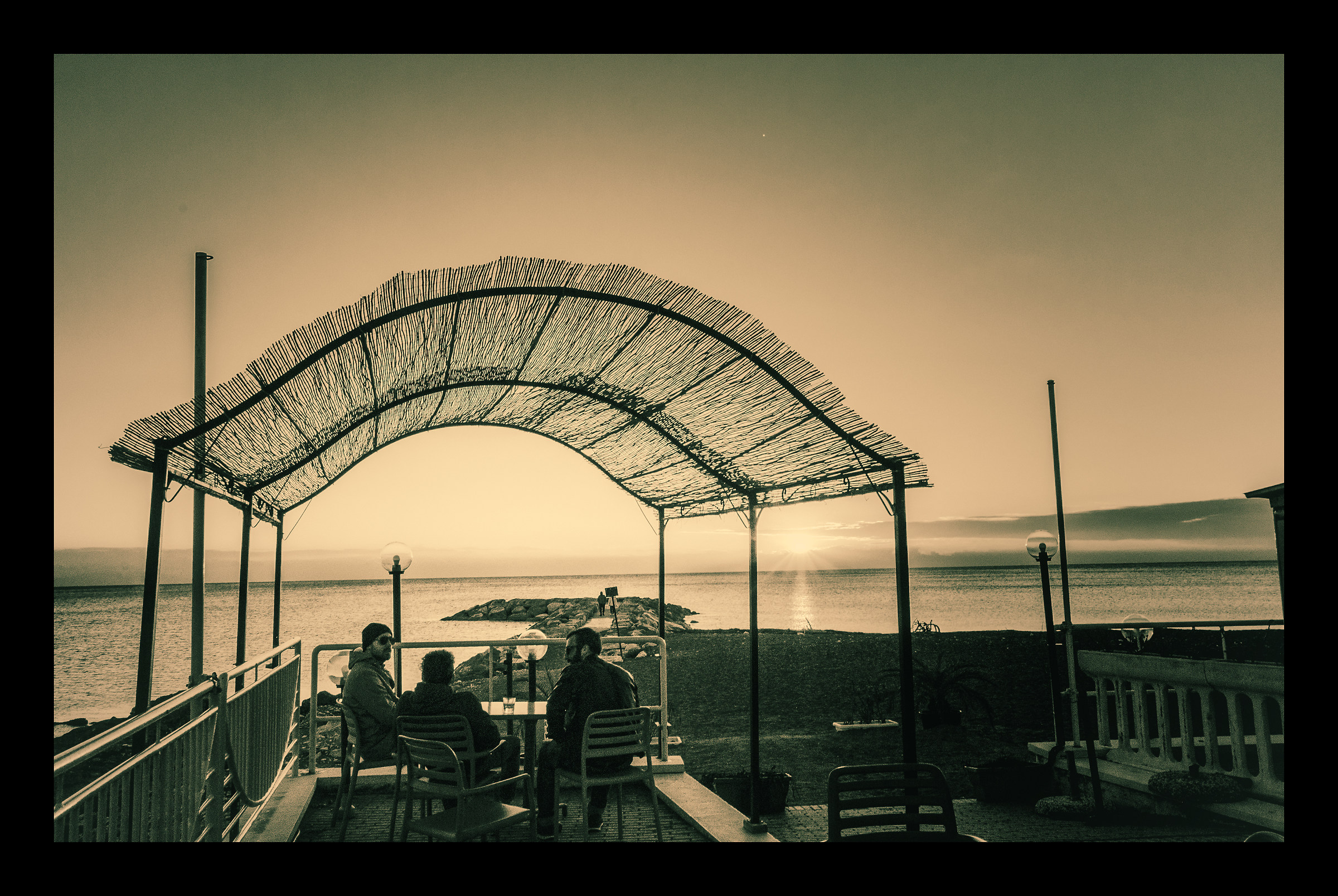 The Terrace on the sea