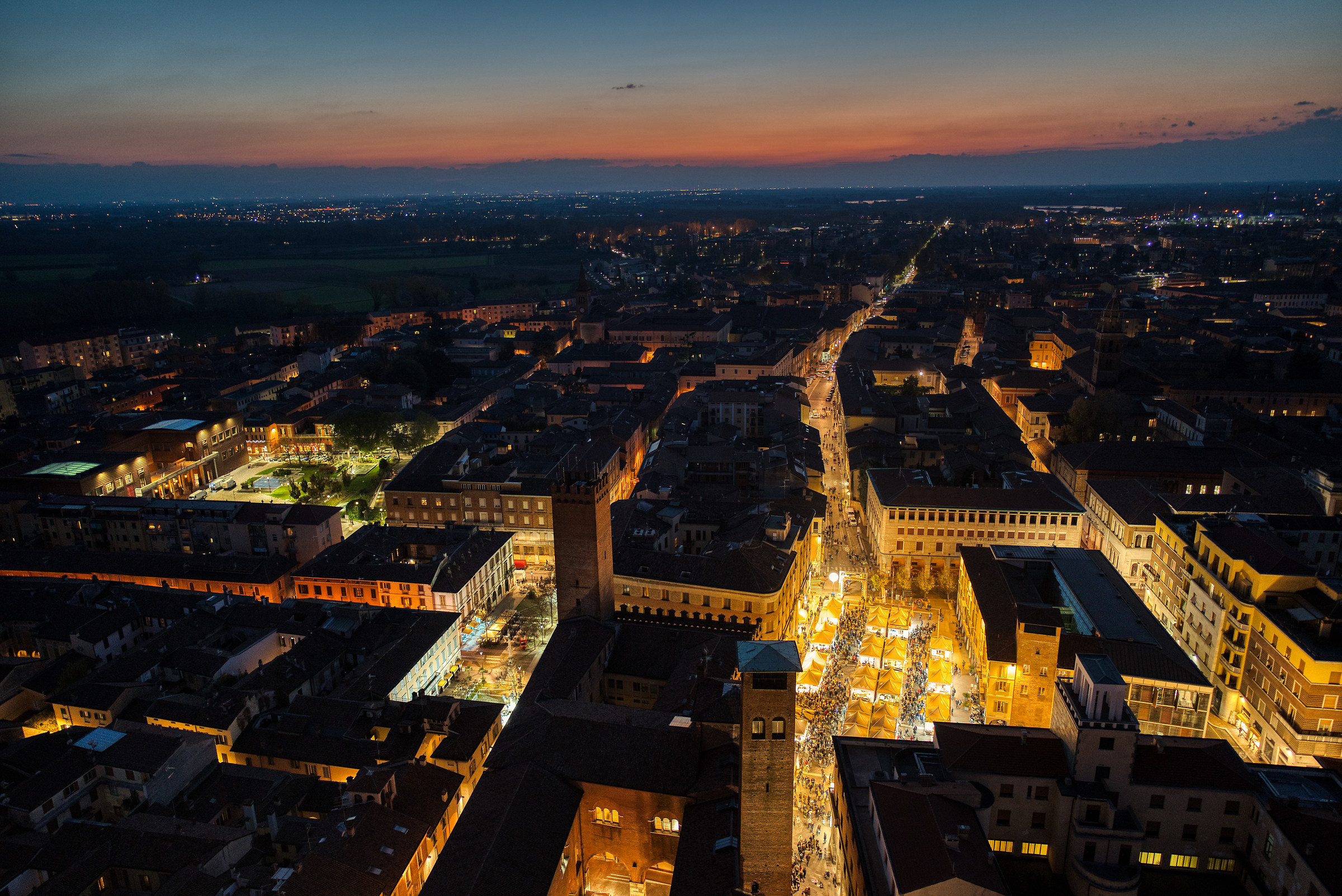 Sunset on Torrazzo di Cremona