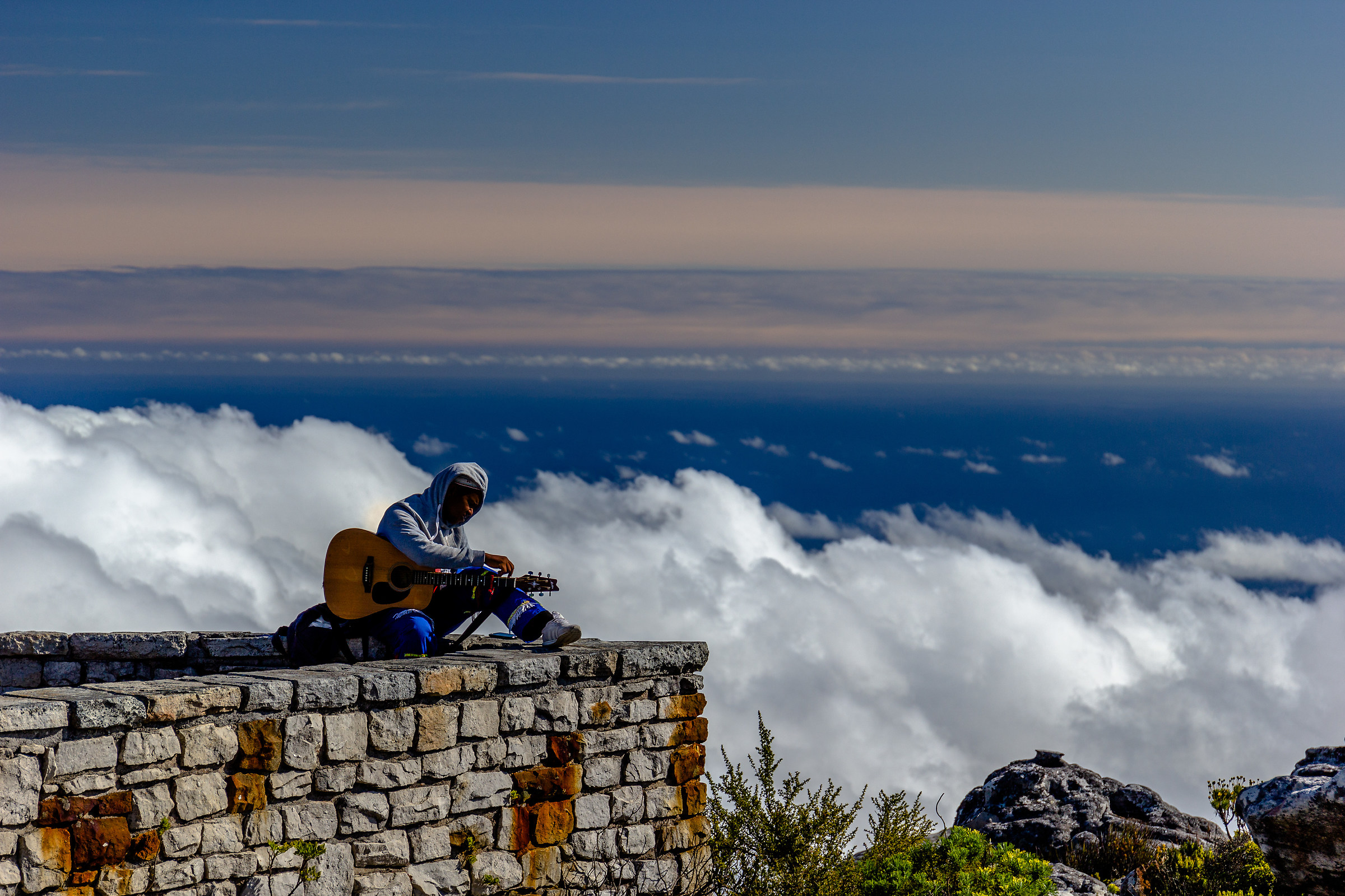 Il chitarrista sulle nuvole