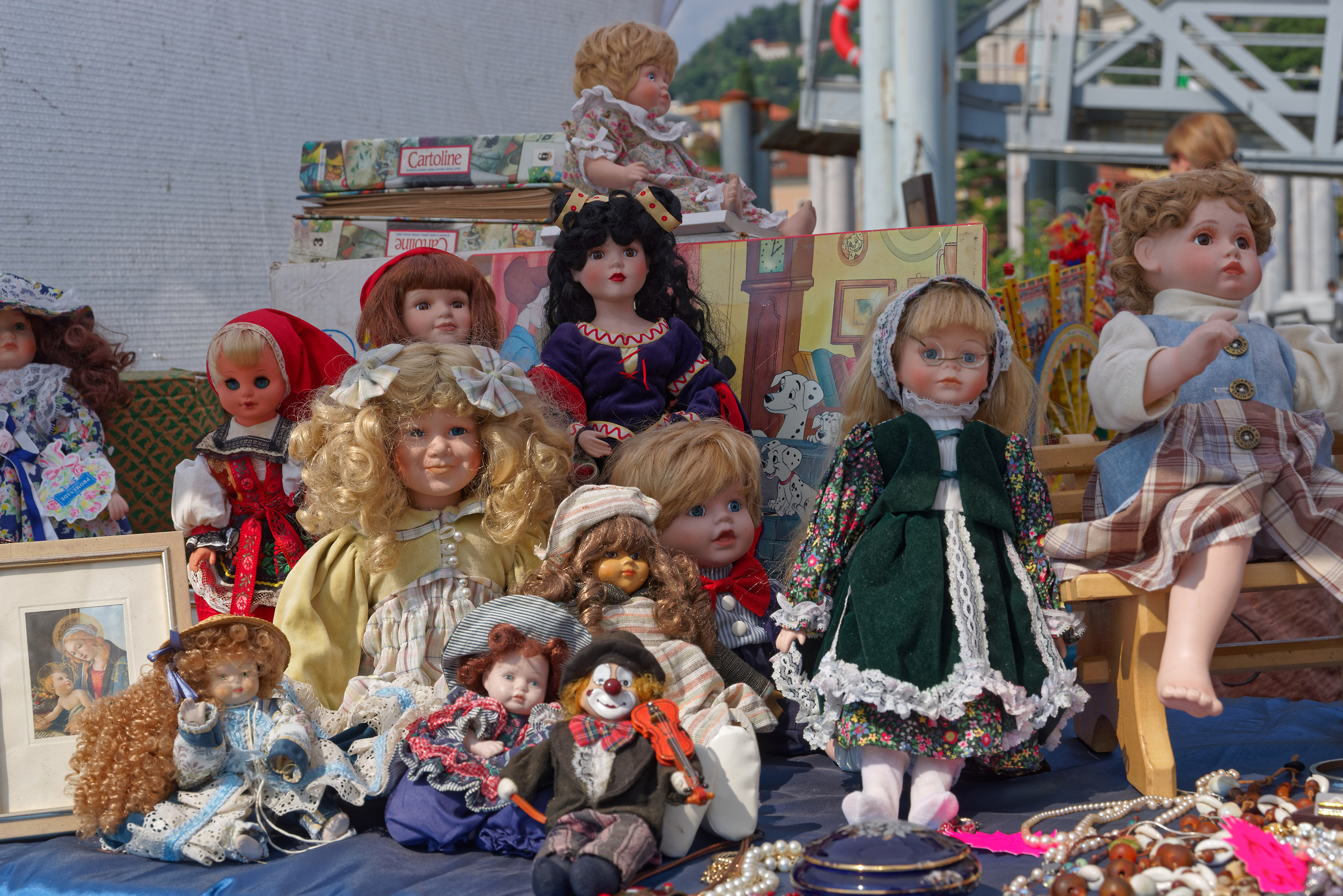 Dolls at the market