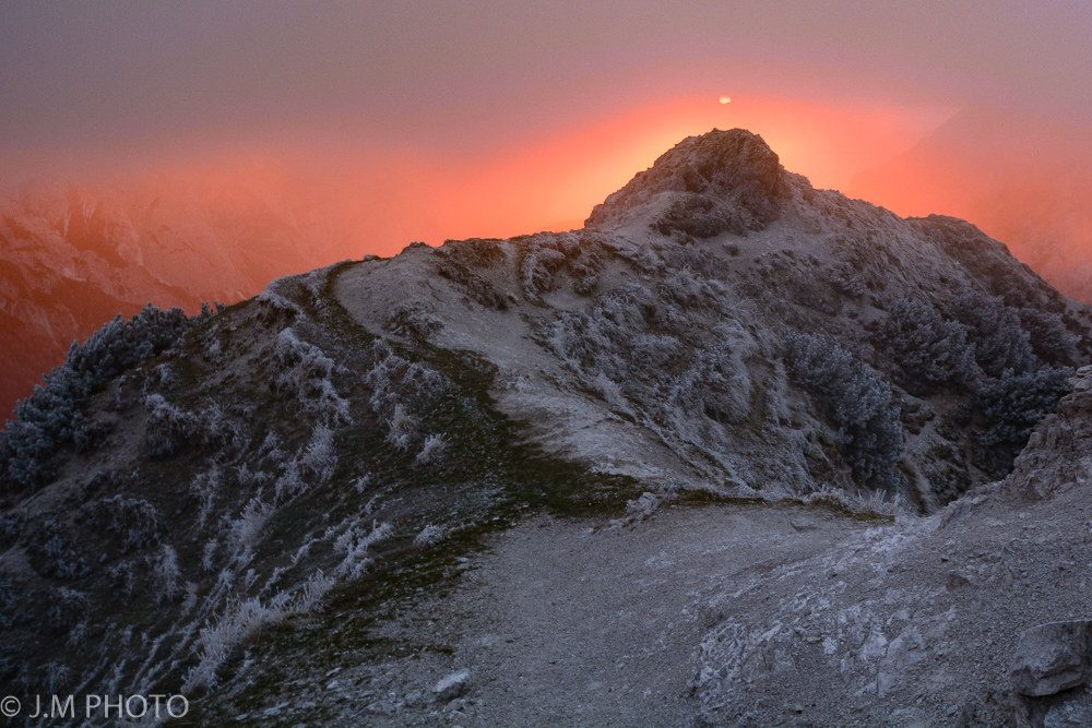 Tramonto sul  "Miezegnot"