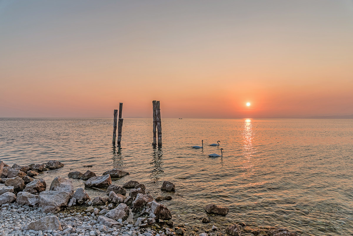 Tramonto sul Lago
