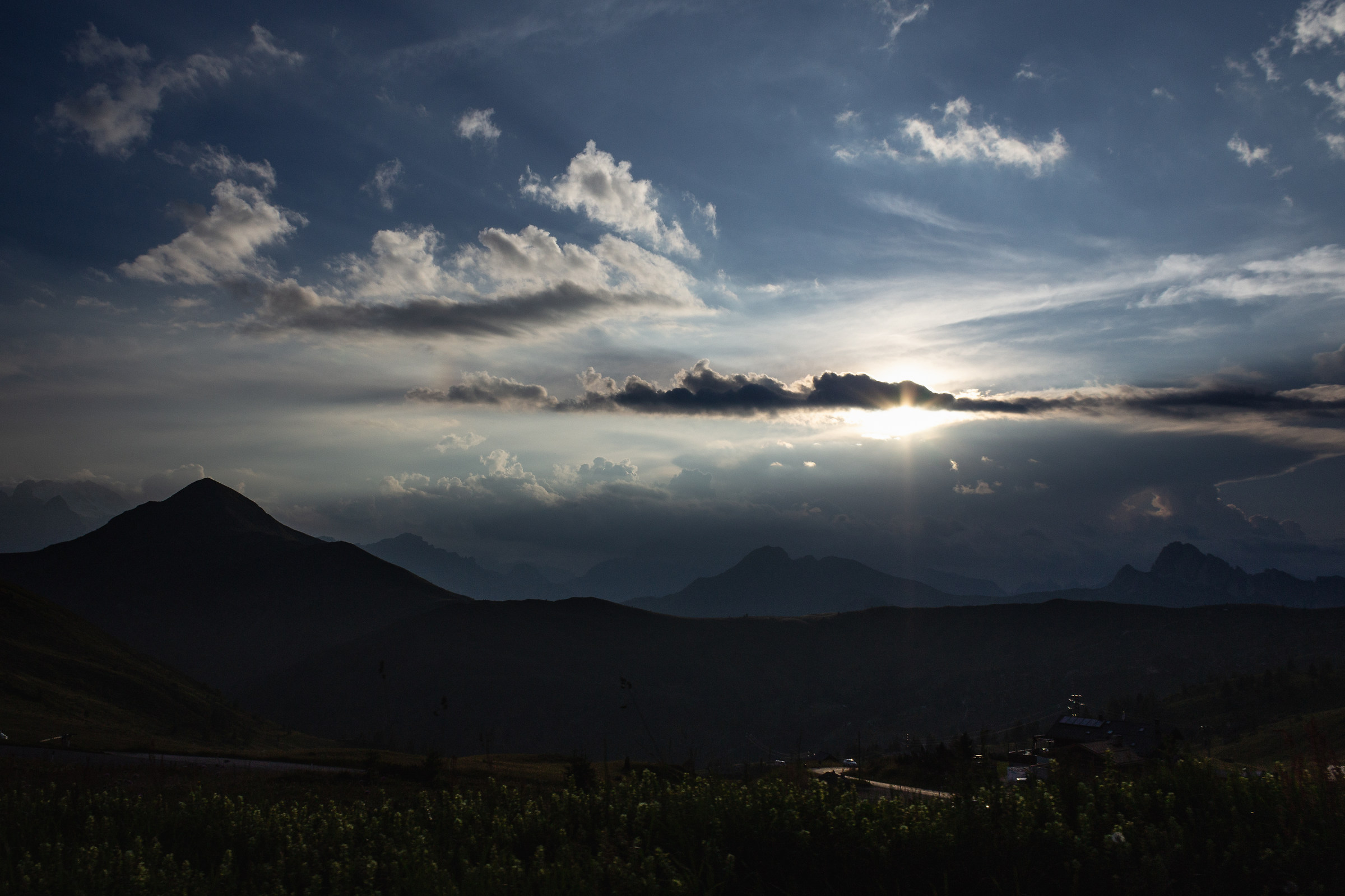 Ultime luci dal passo Giau