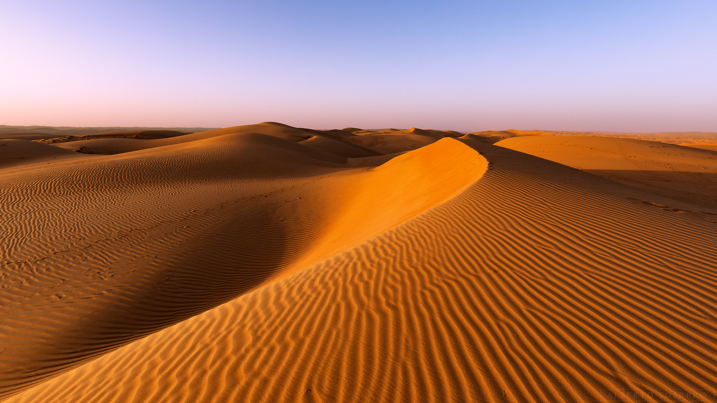 Tramonto sulle dune (Wahiba Sands - Sultanate of Oman)