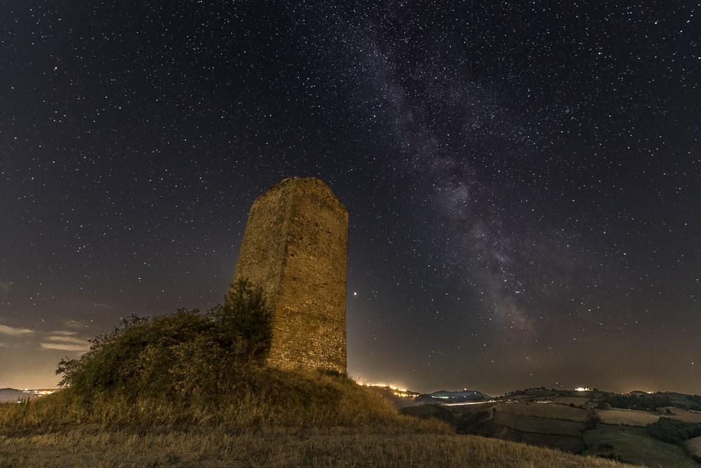 Via Lattea dalla Torre Cotogna