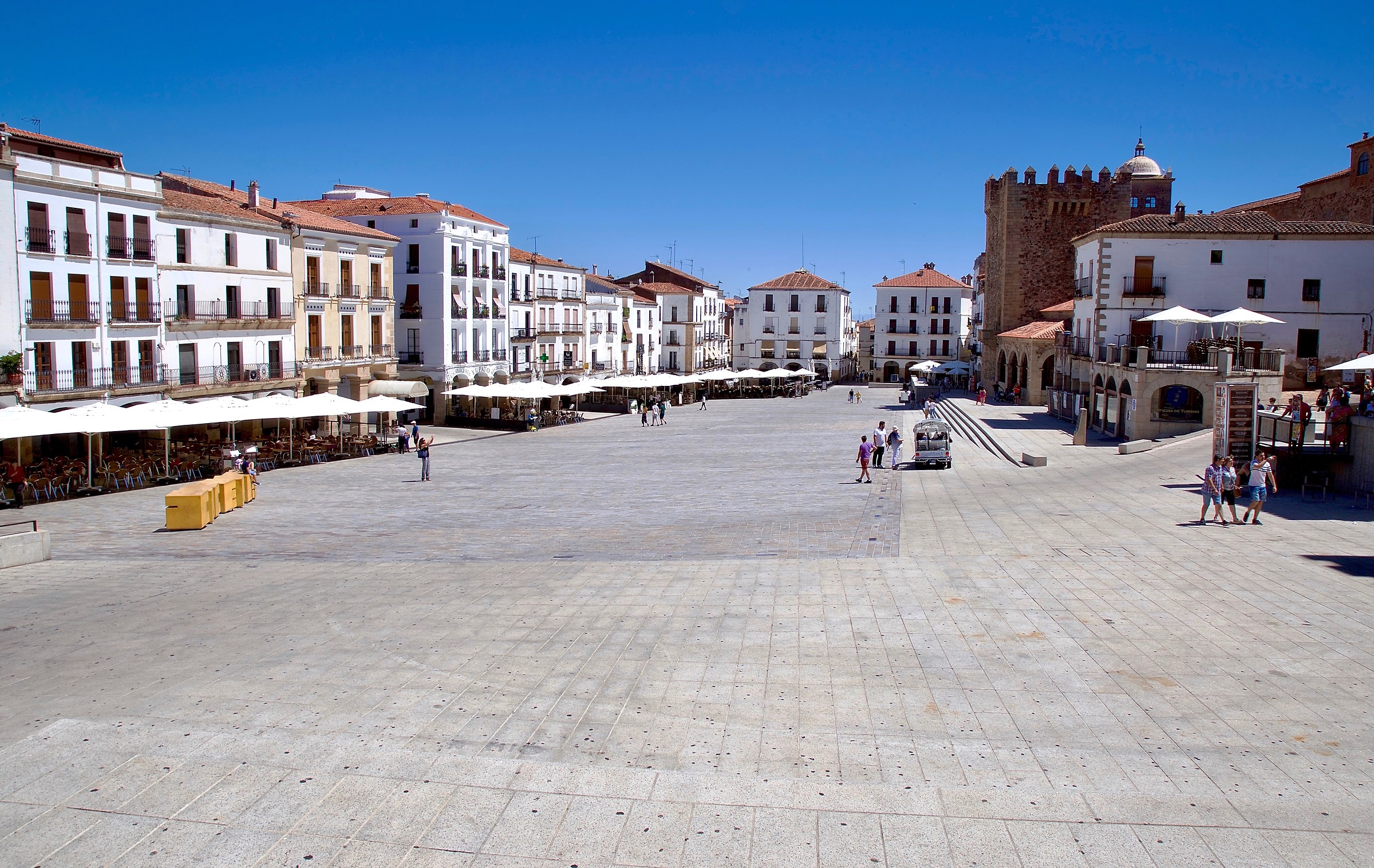 La Piazza di Caceres. Spagna