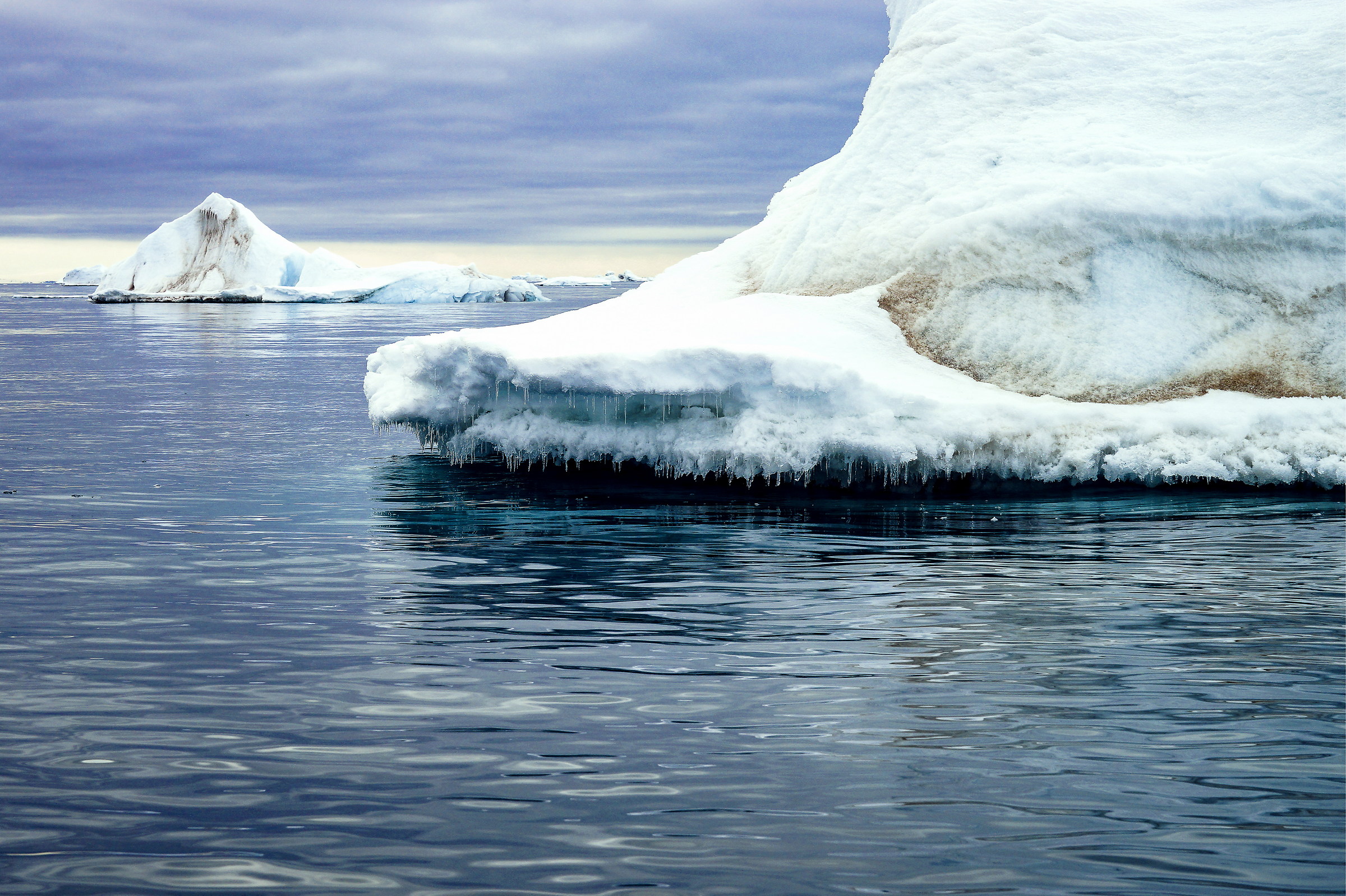 Some small icebergs