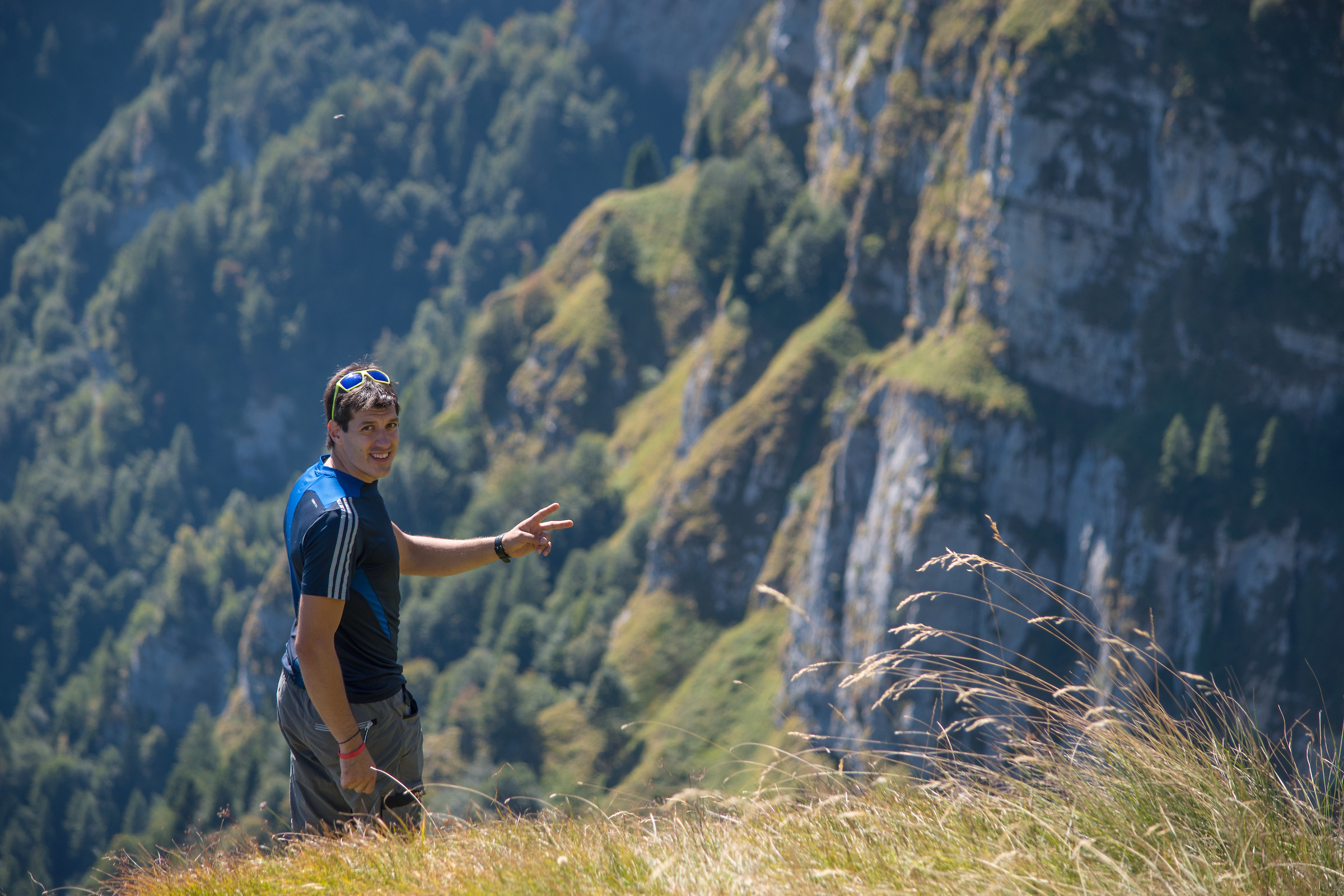 Dimitri on the Peaks