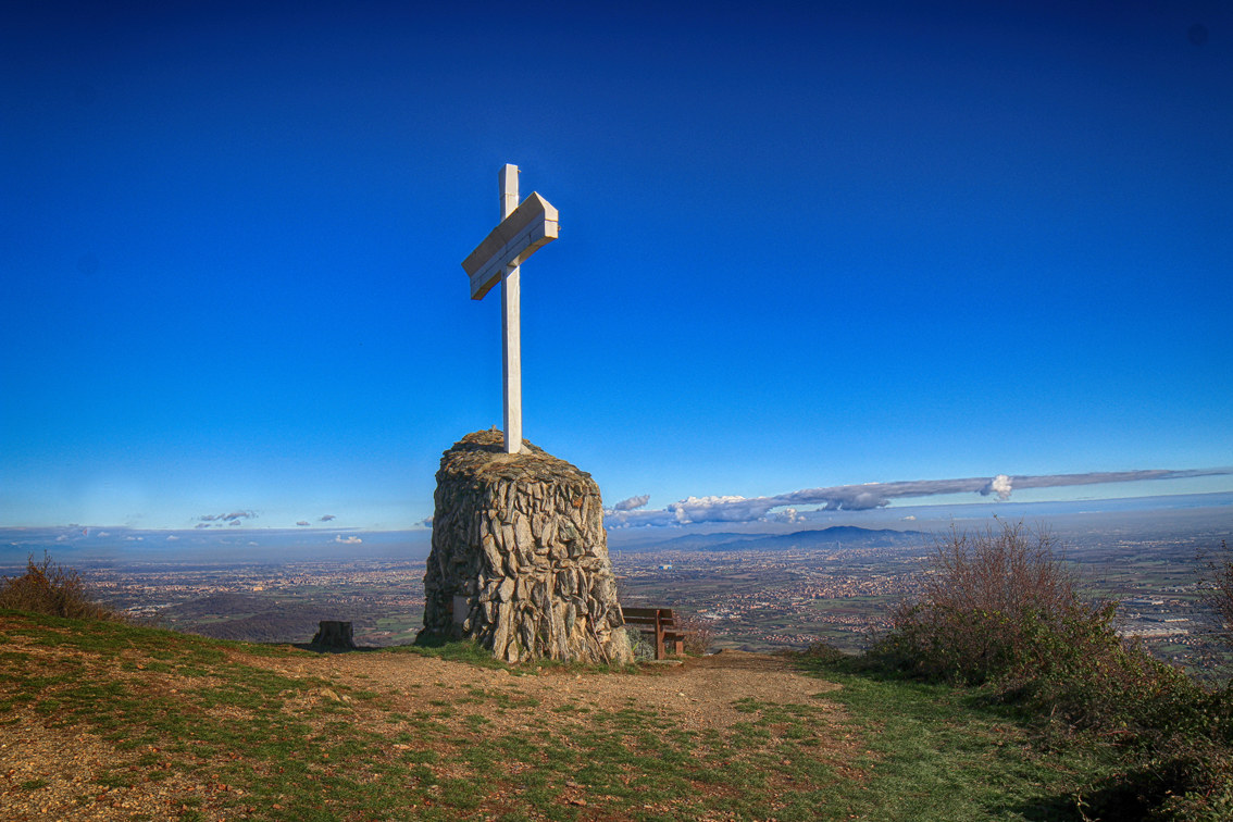 Monte San Giorgio, view of Turin, HDR