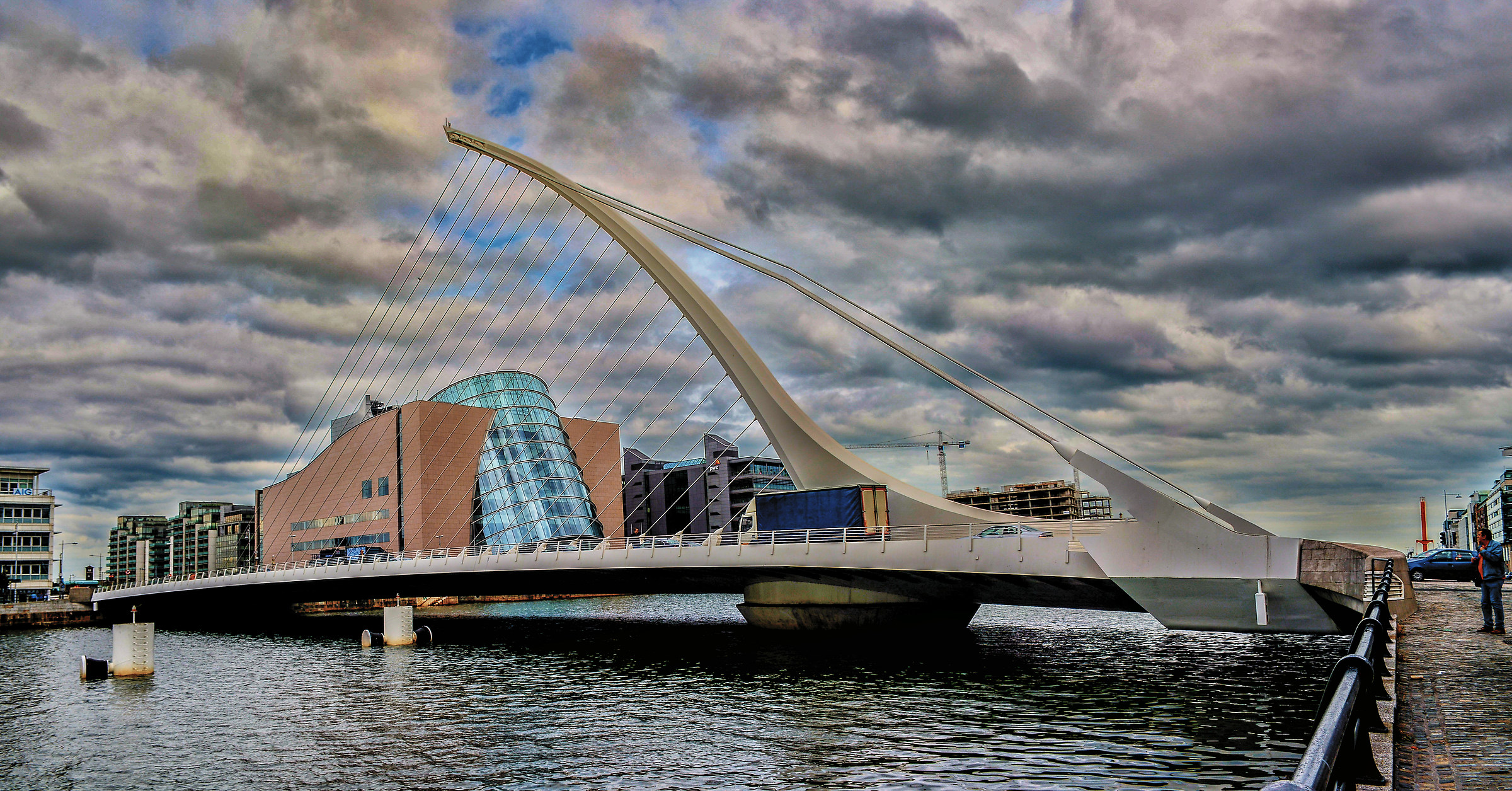 Bridge over the Laffey-Dublin