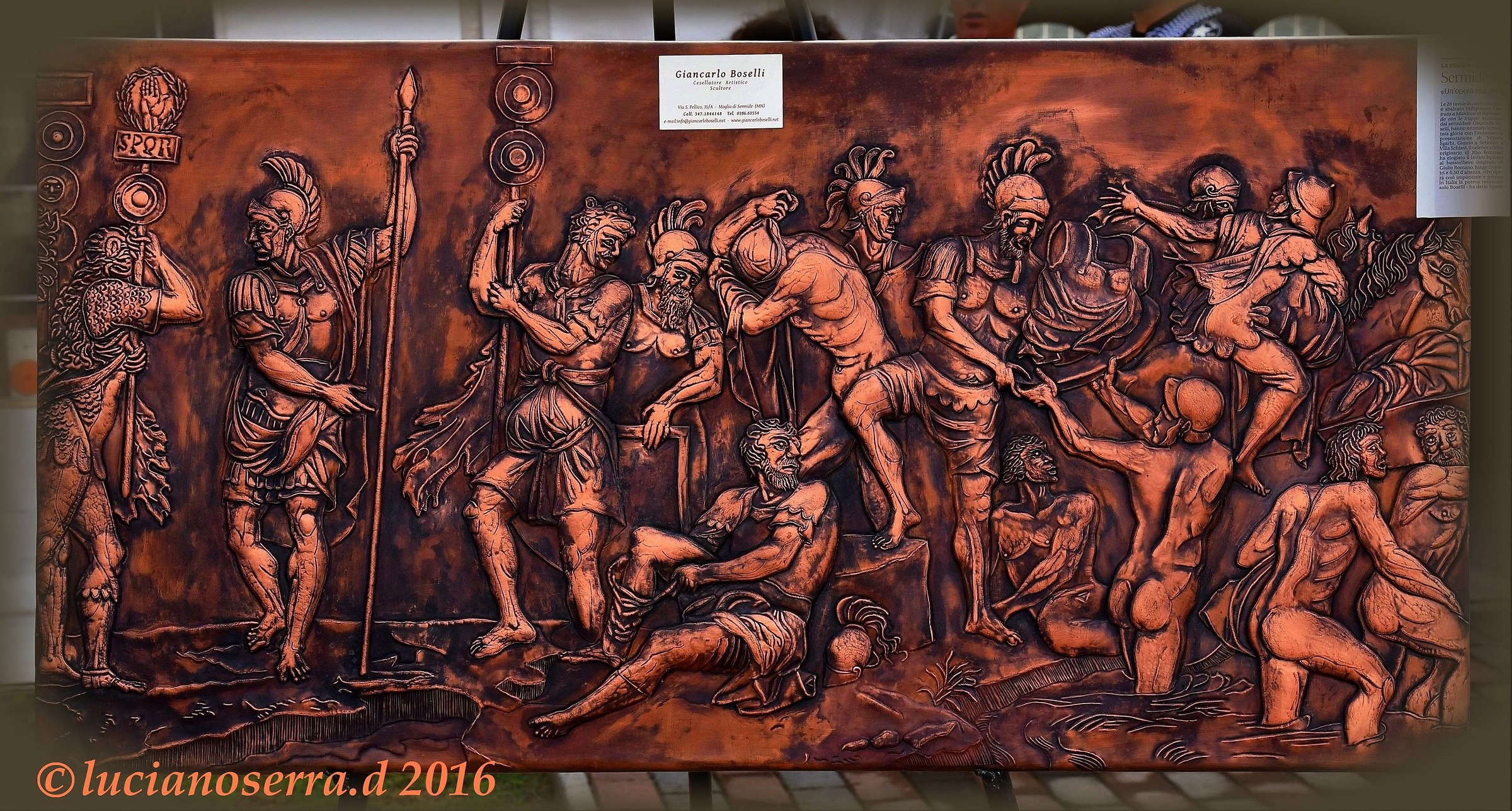 Sigismondo's entrance to Mantua with the troops