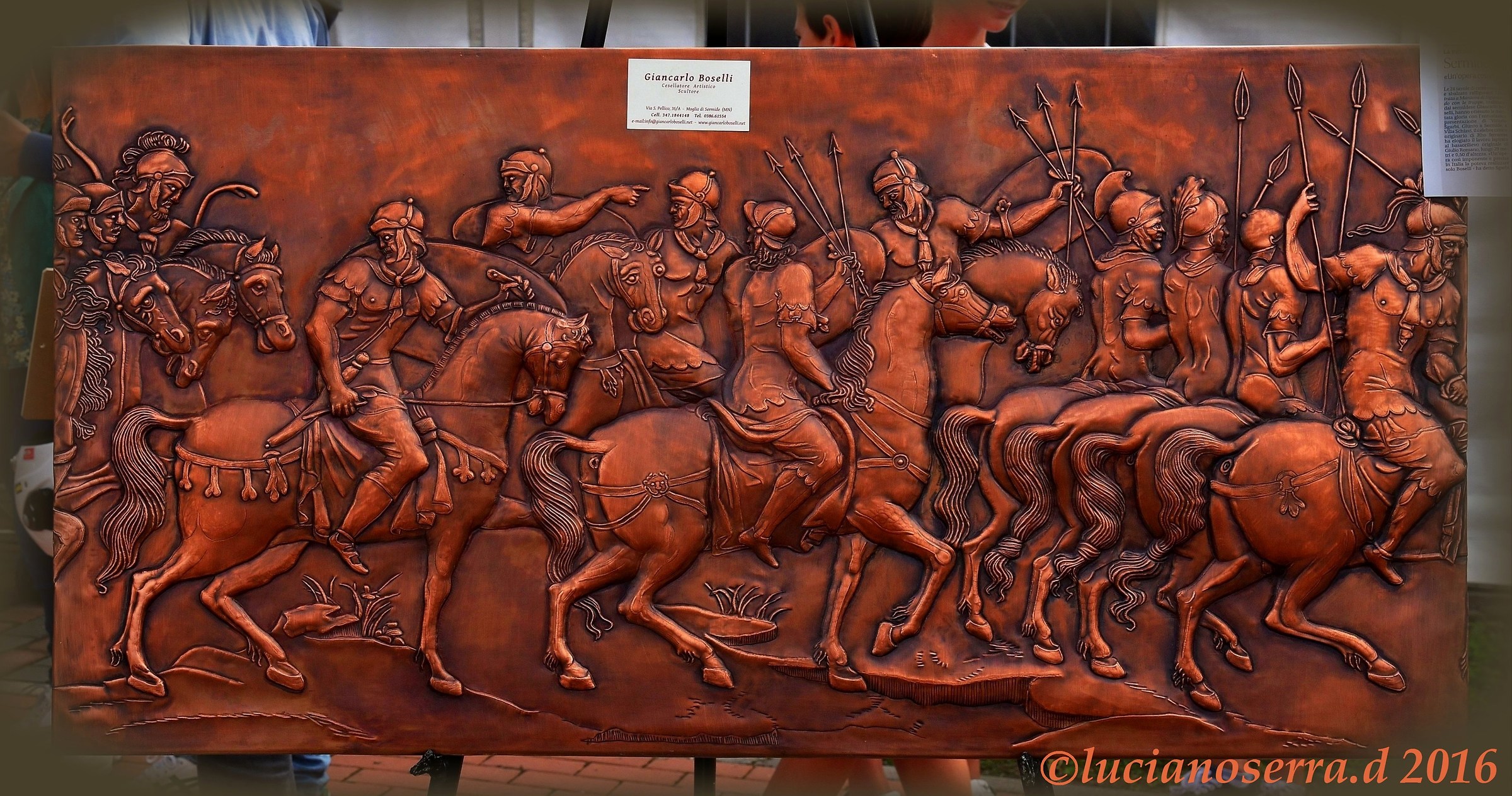 Sigismondo's entrance to Mantua with the troops