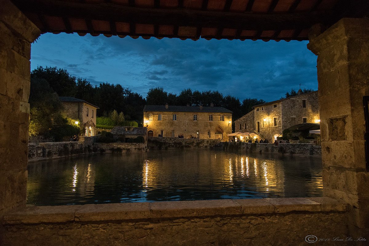 ...una cartolina da Bagno Vignoni...