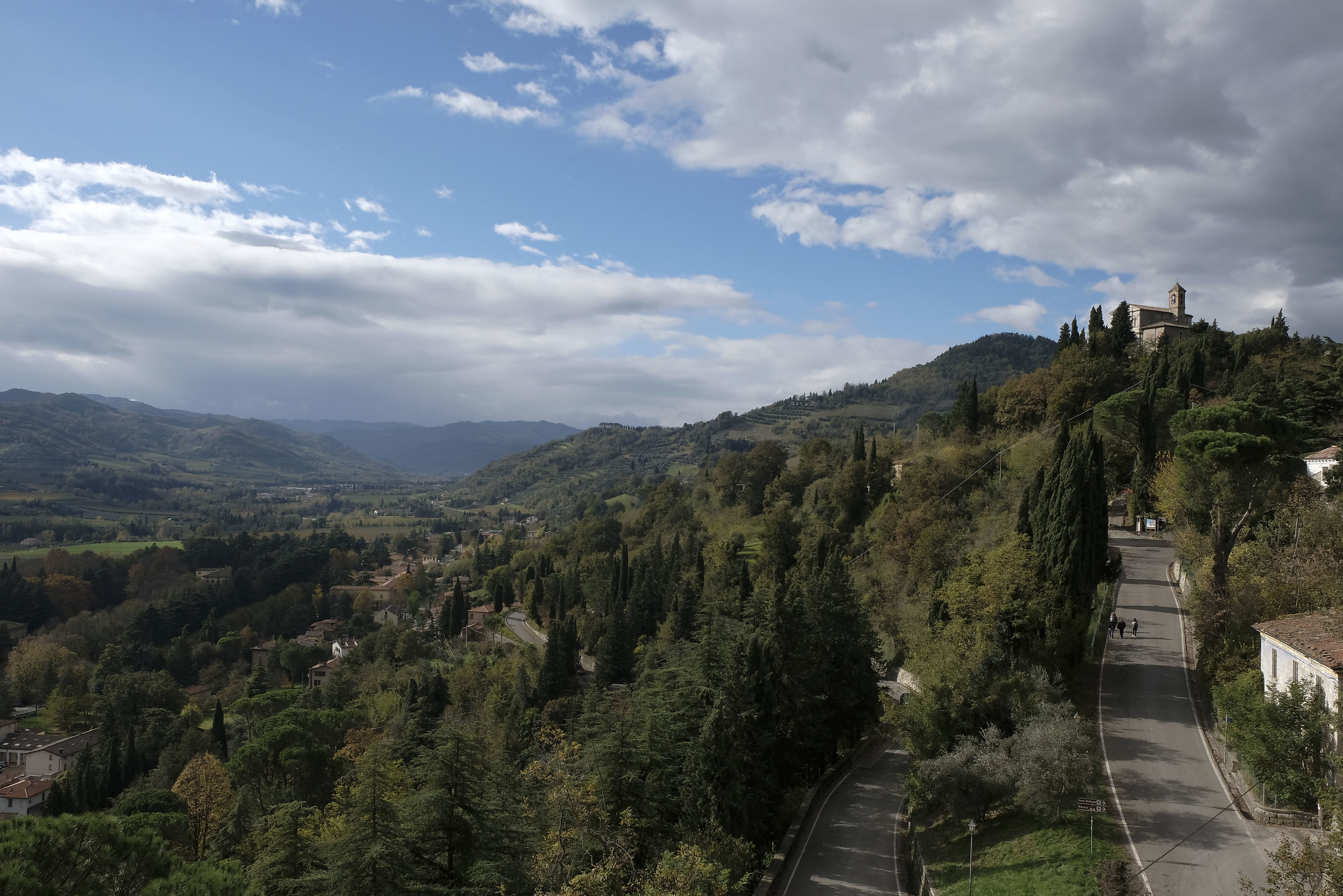 veduta panoramica dal castello di Brisighella