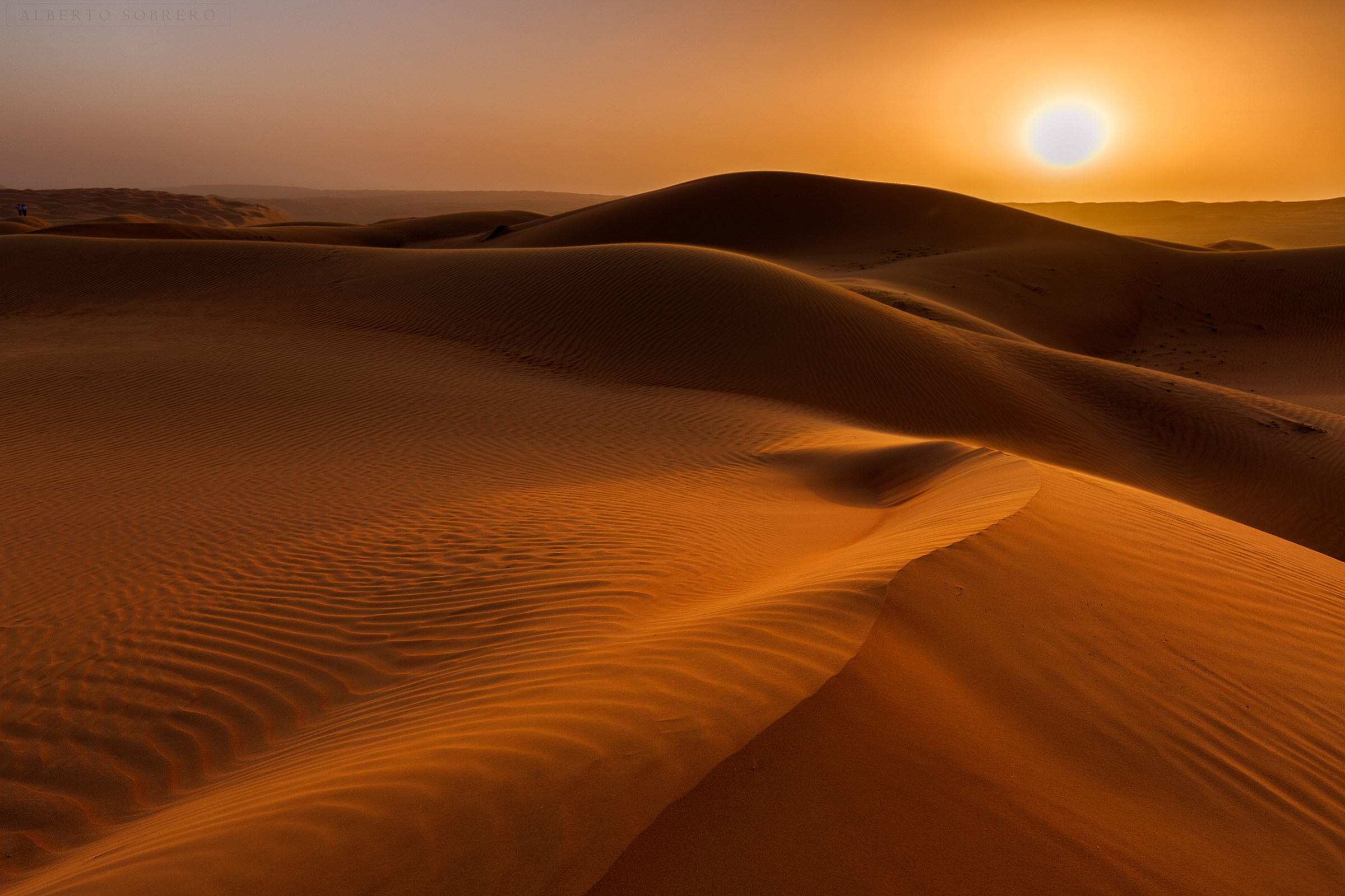 Tramonto fra le dune (Wahiba Sands - Oman)