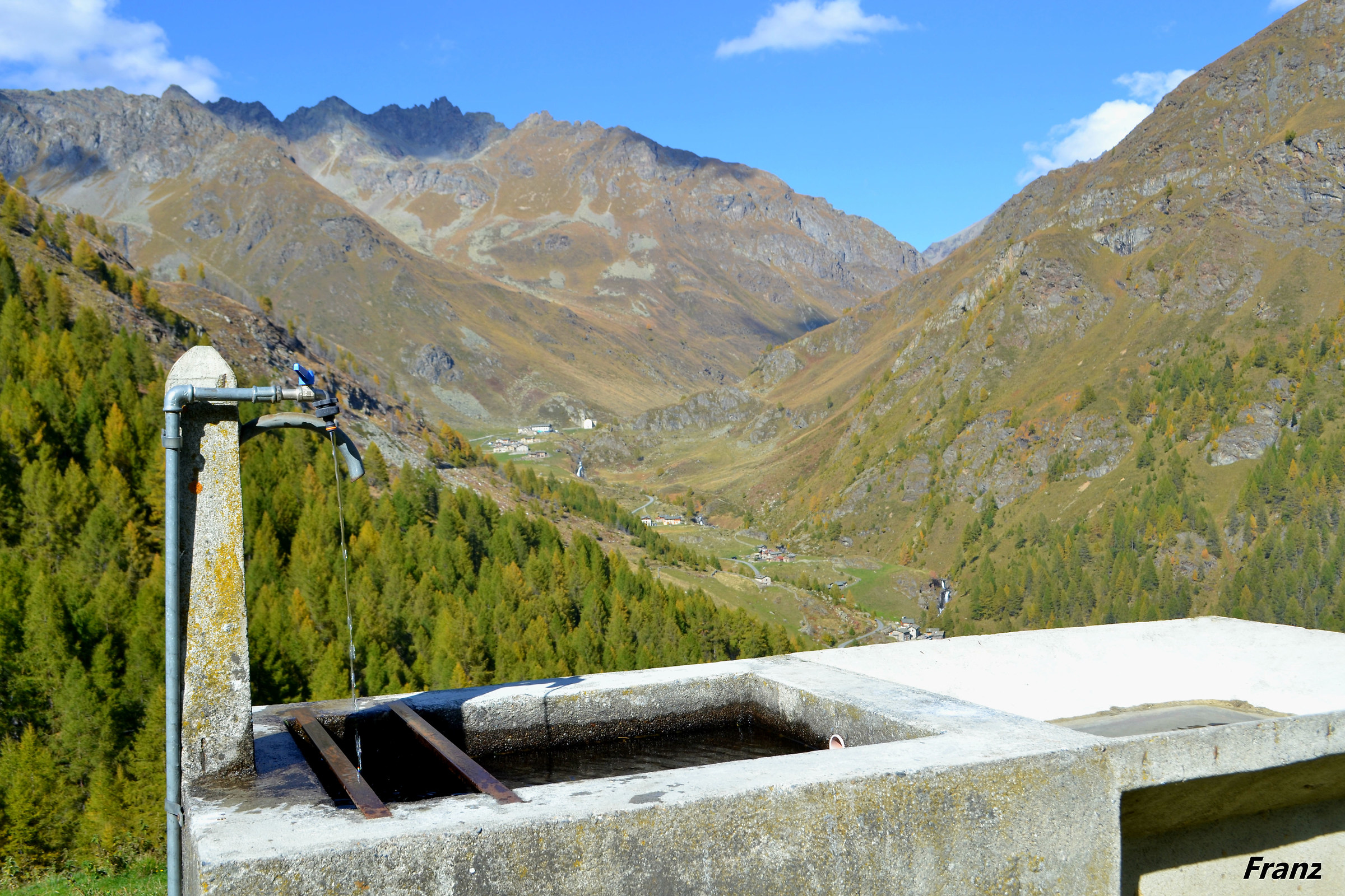 Panorama from Pedruna Grease