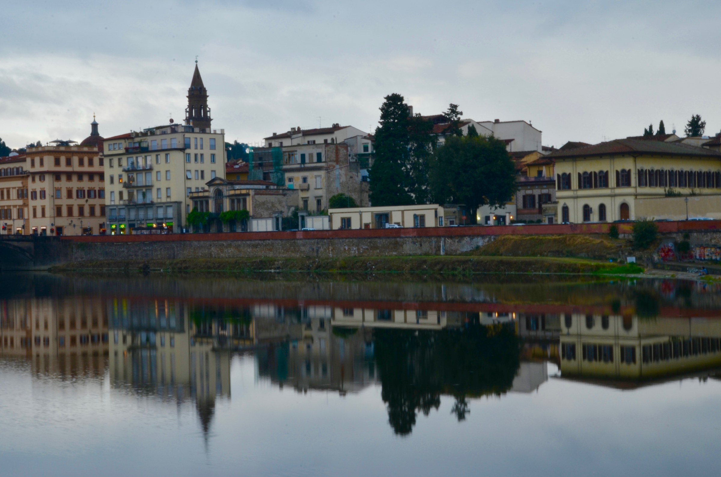 pioggia sull'Arno