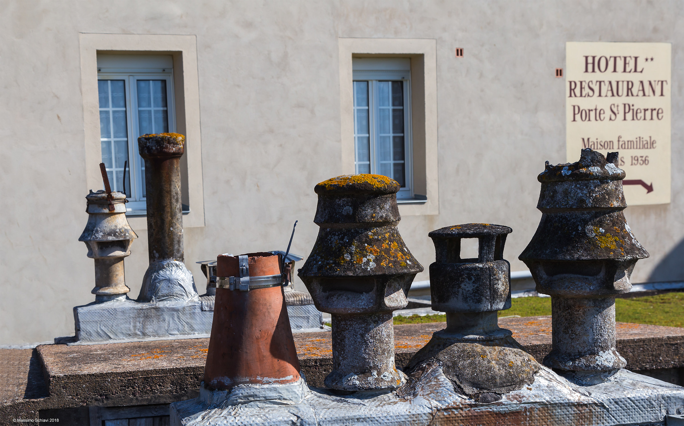 The chimney-pots of Saint Malo.